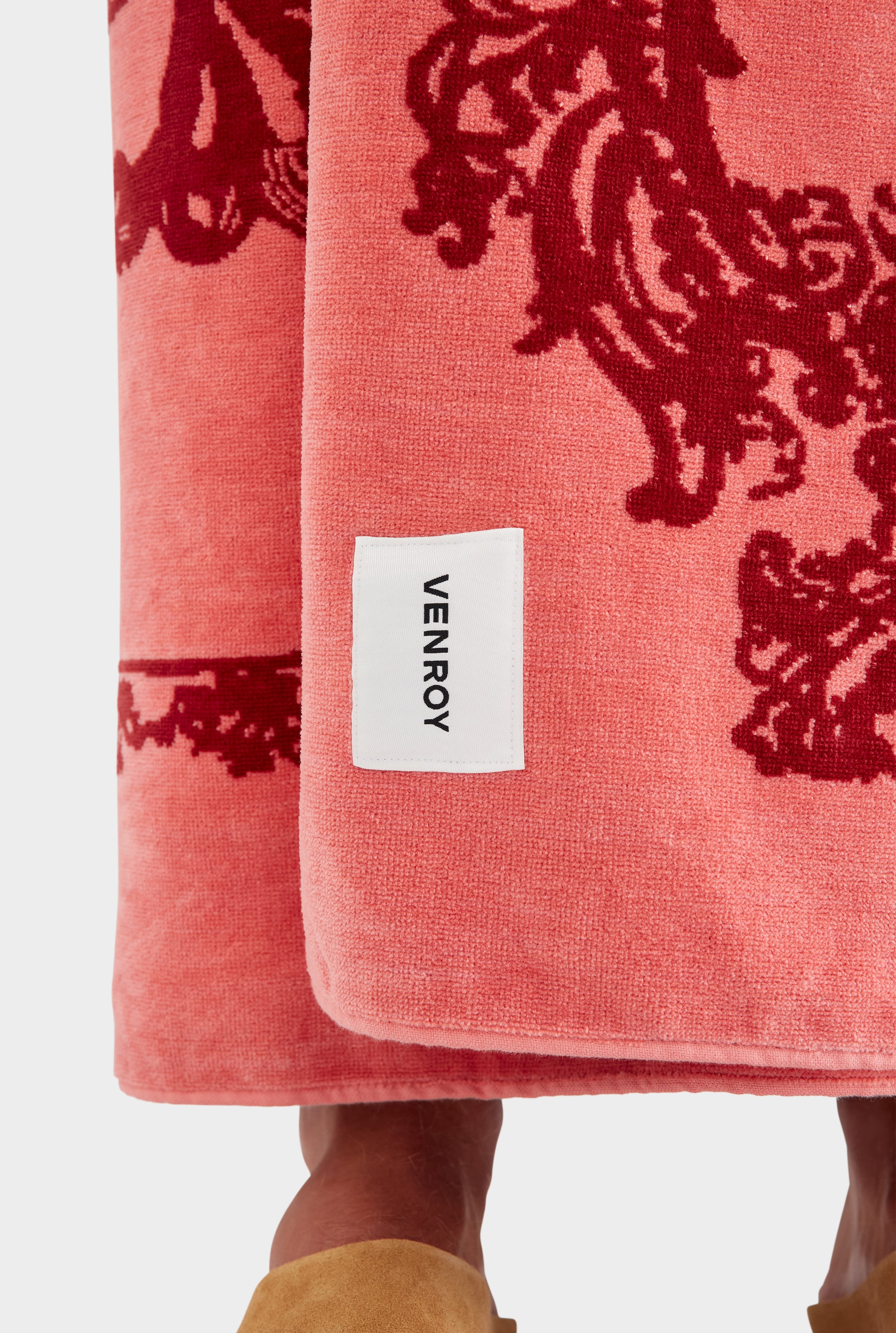 Sacred Heart Towel - Rose/Burgundy