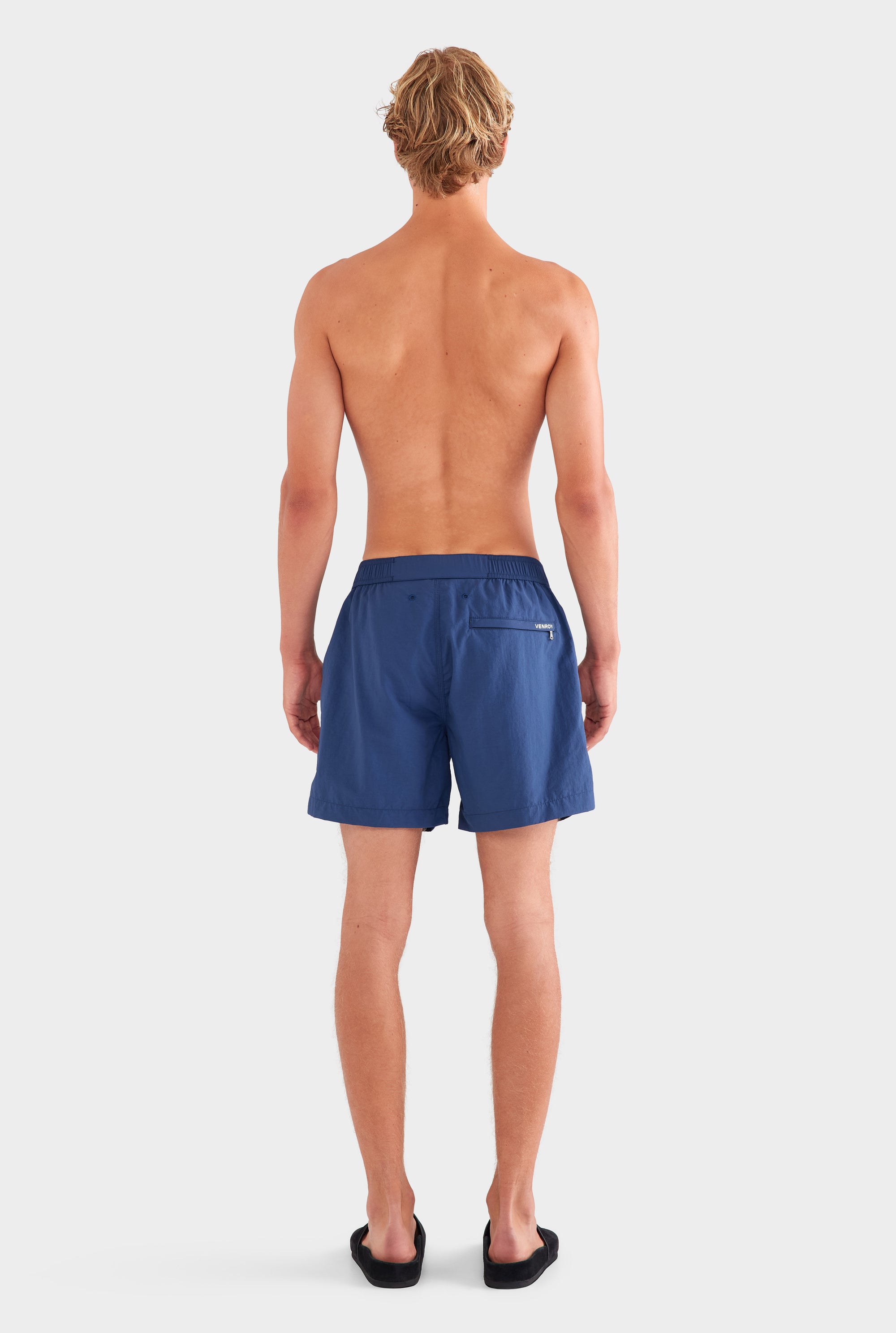 Solid Snaplock Swim Short - Navy