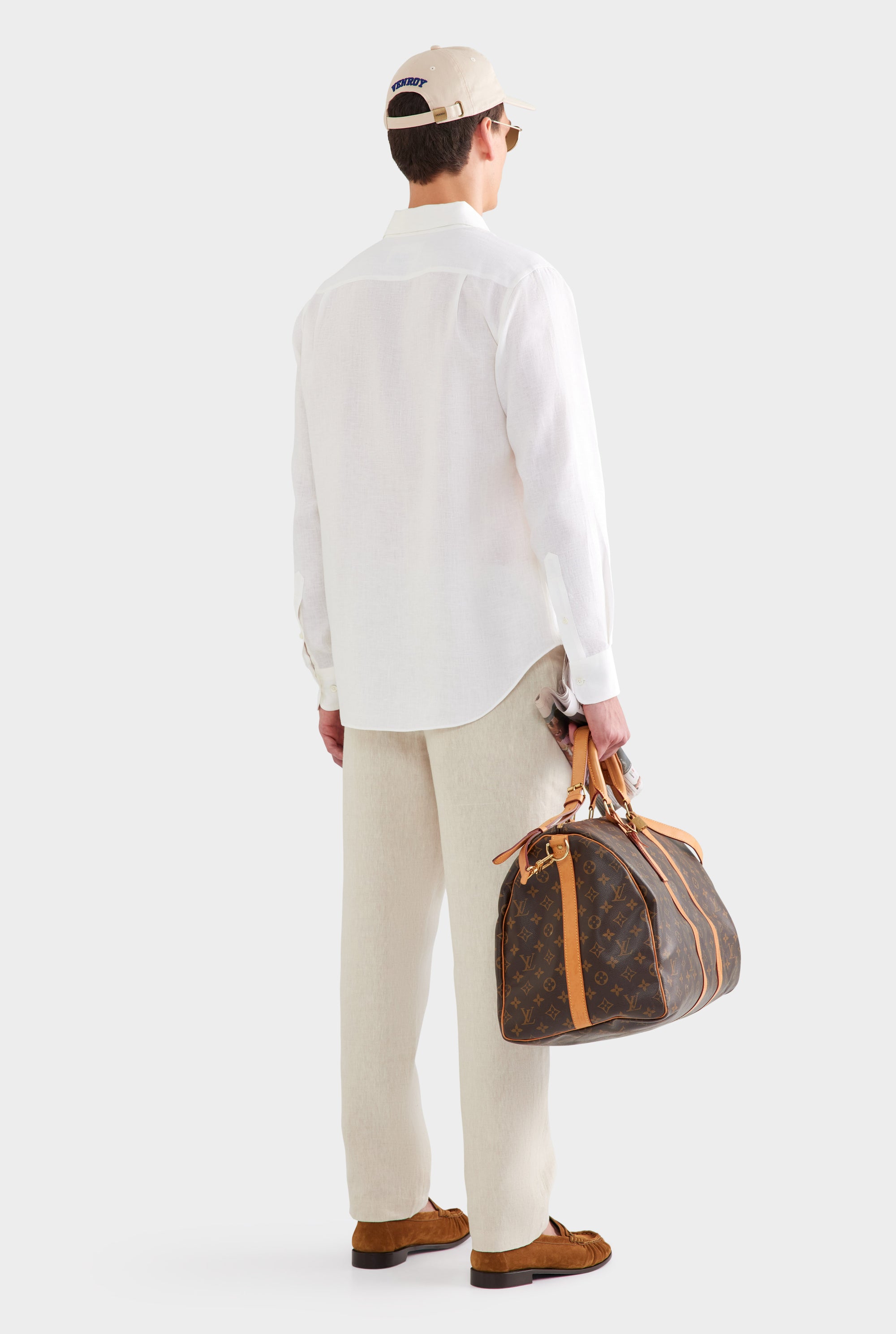 Relaxed Linen Shirt - White