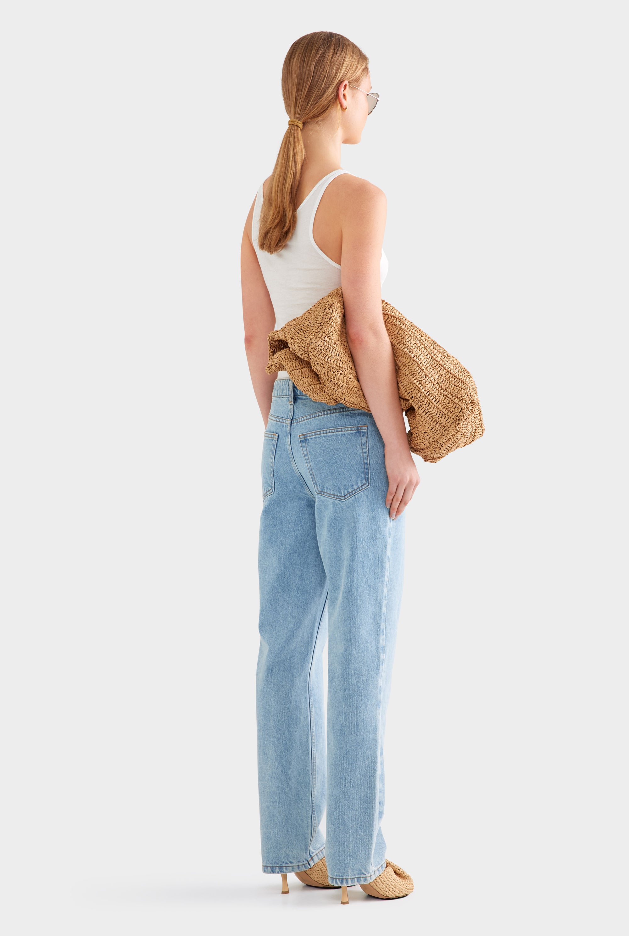 Straight Leg Jean - Light Blue