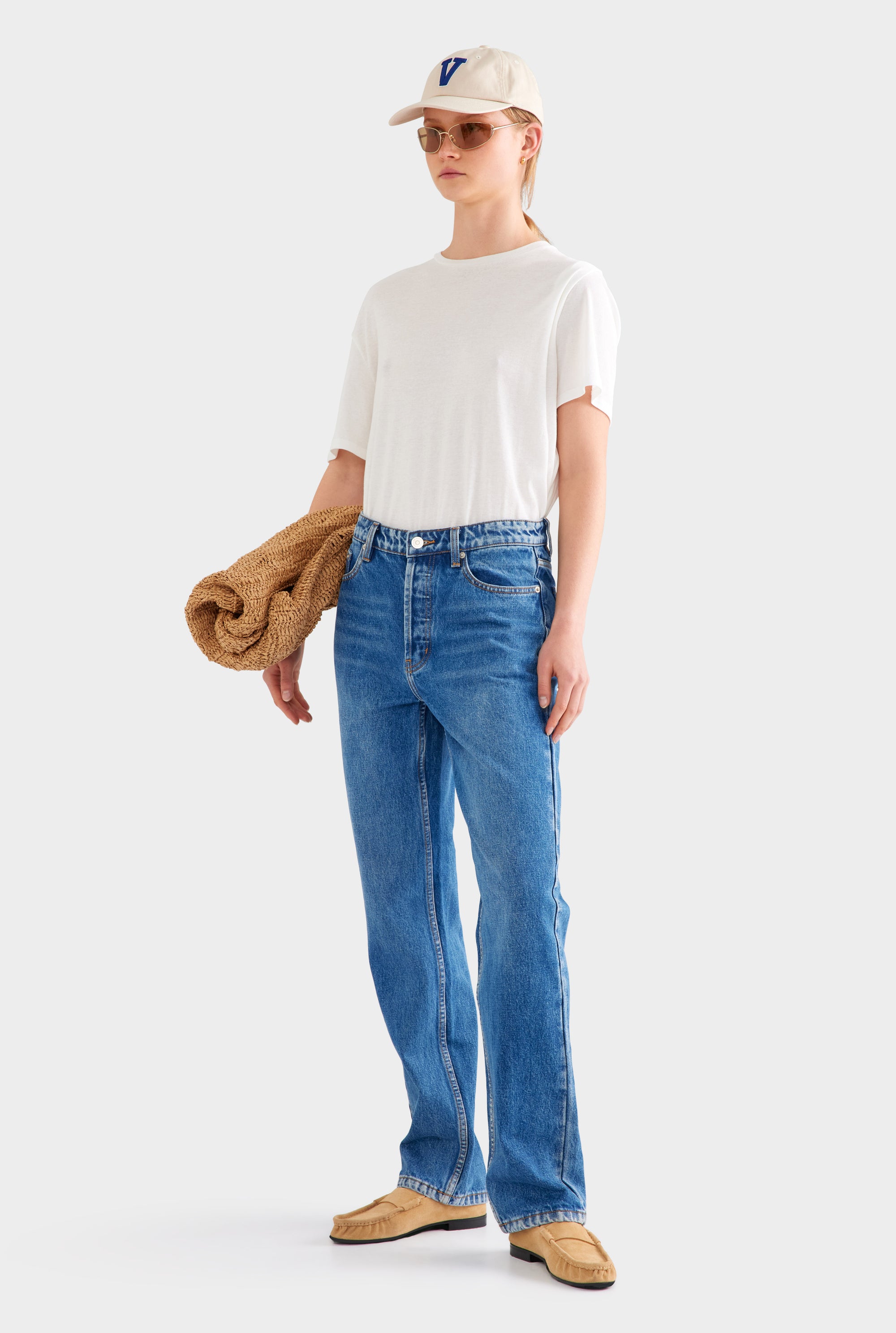 Straight Leg Jean - Mid Indigo