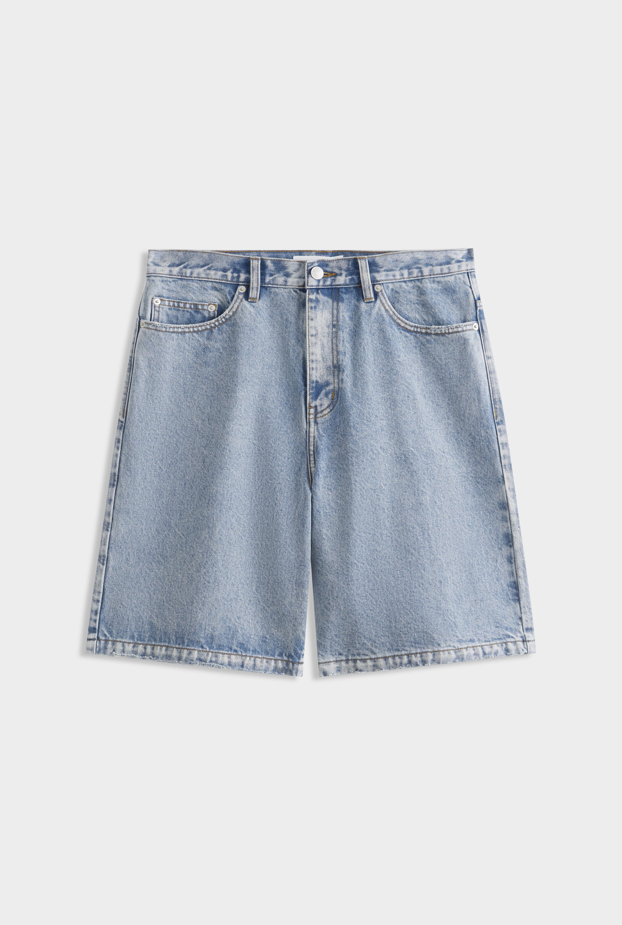 Denim Bermuda Shorts - Light Blue