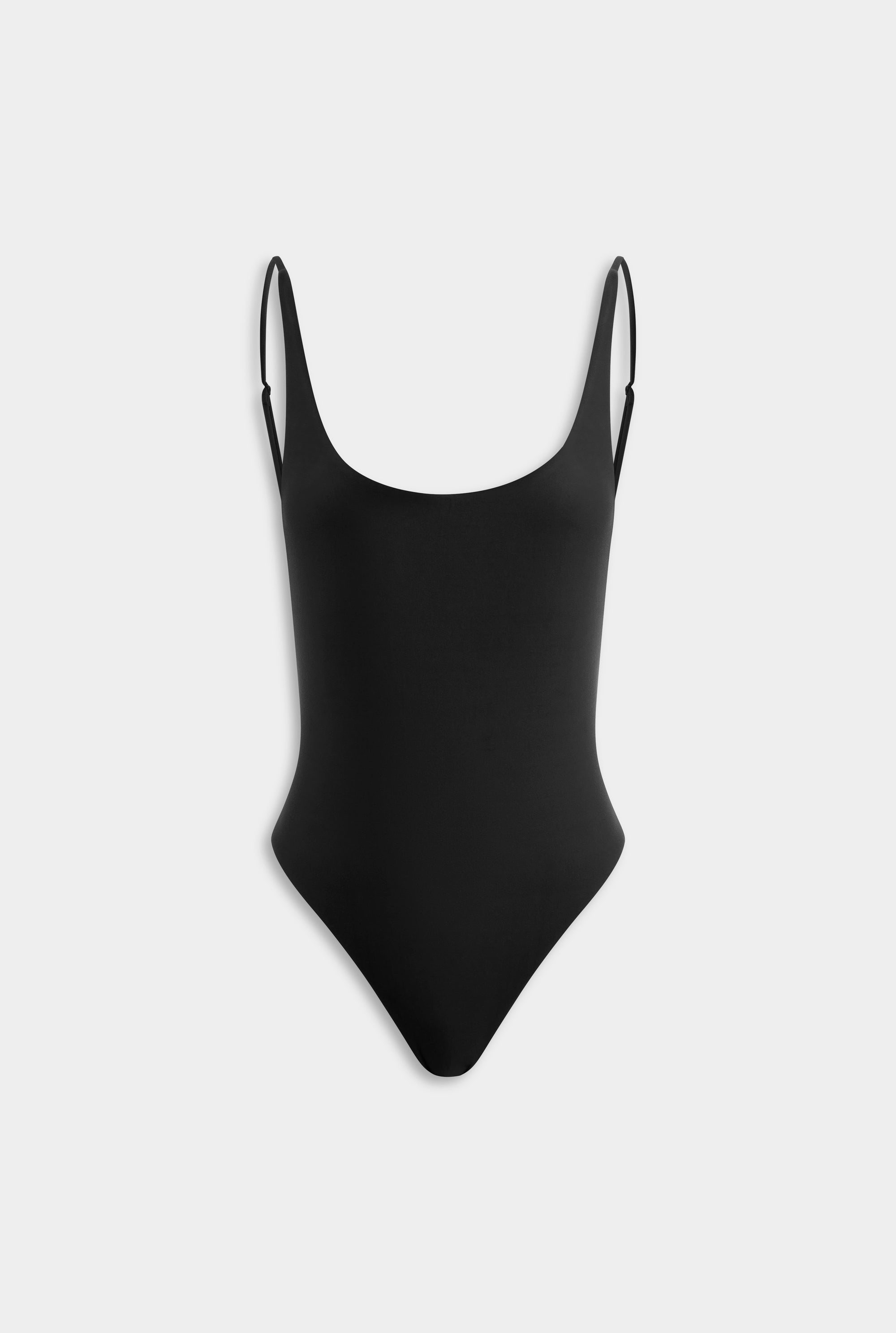 Low Cut One Piece - Black
