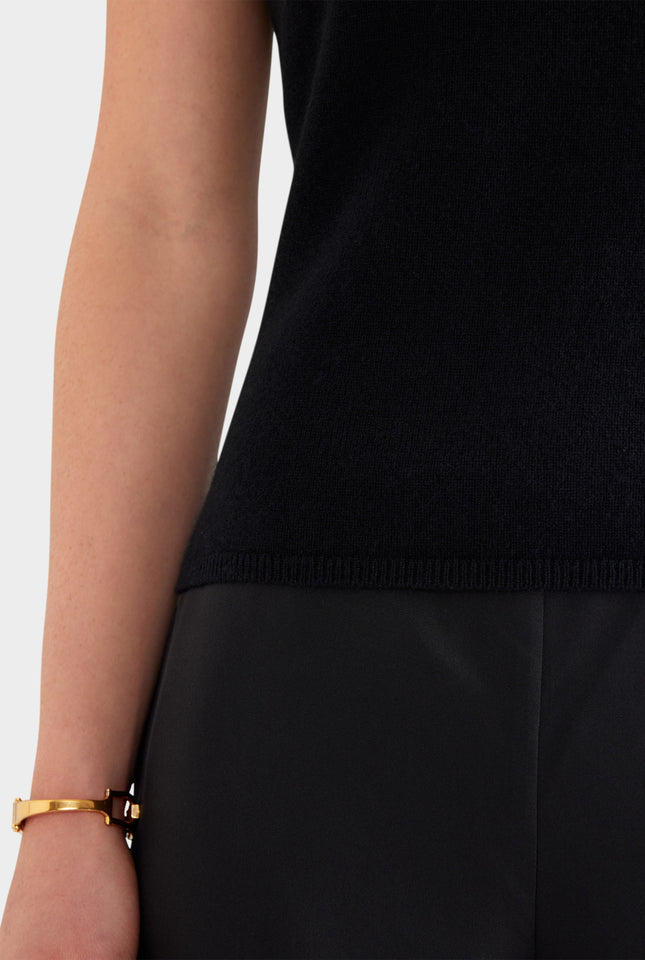 Cashmere Tank - Black
