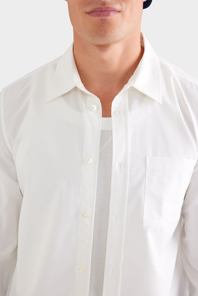 Classic Cotton Shirt - White