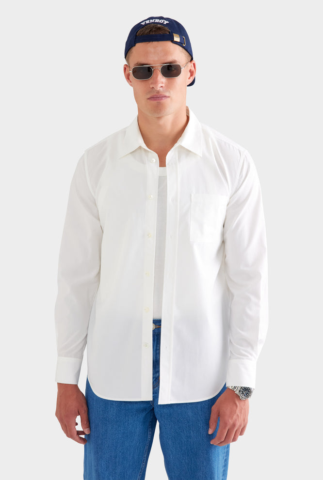 Classic Cotton Shirt - Black