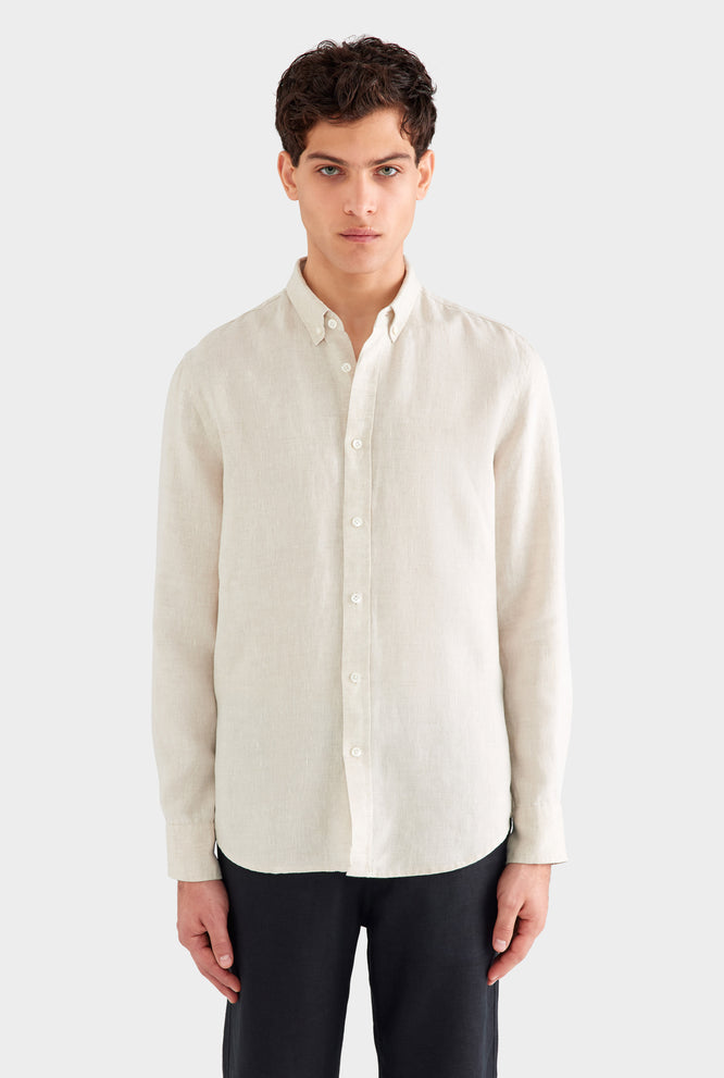 Linen Shirt - Light Blue