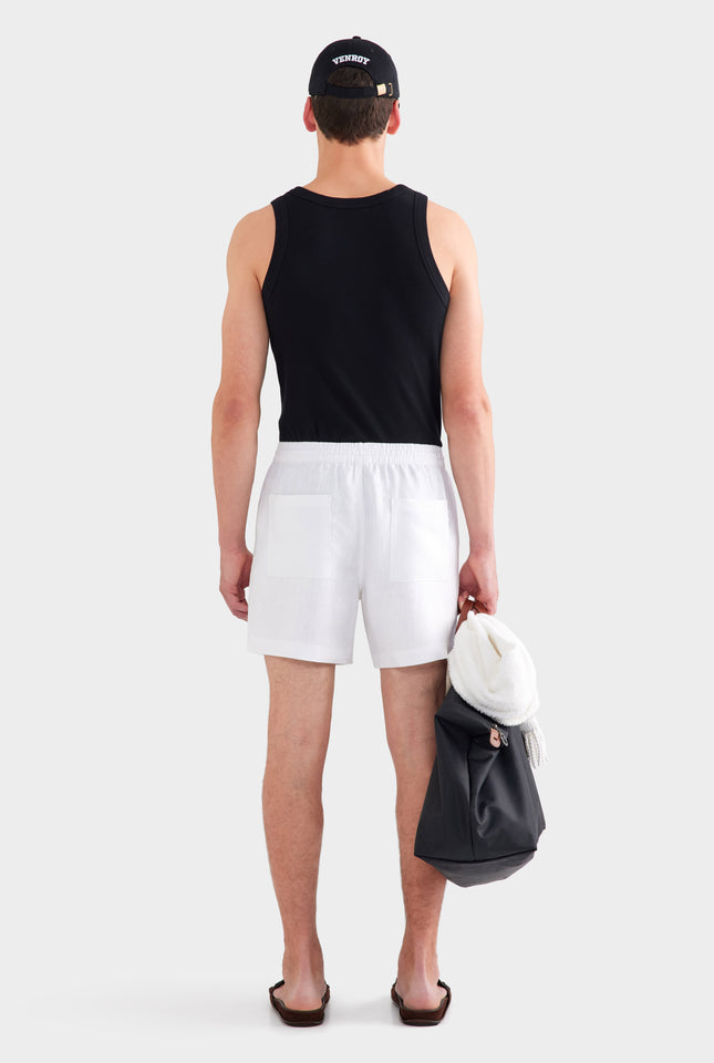 Lounge Short - White