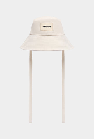 Cotton Twill Bucket Hat -  Natural