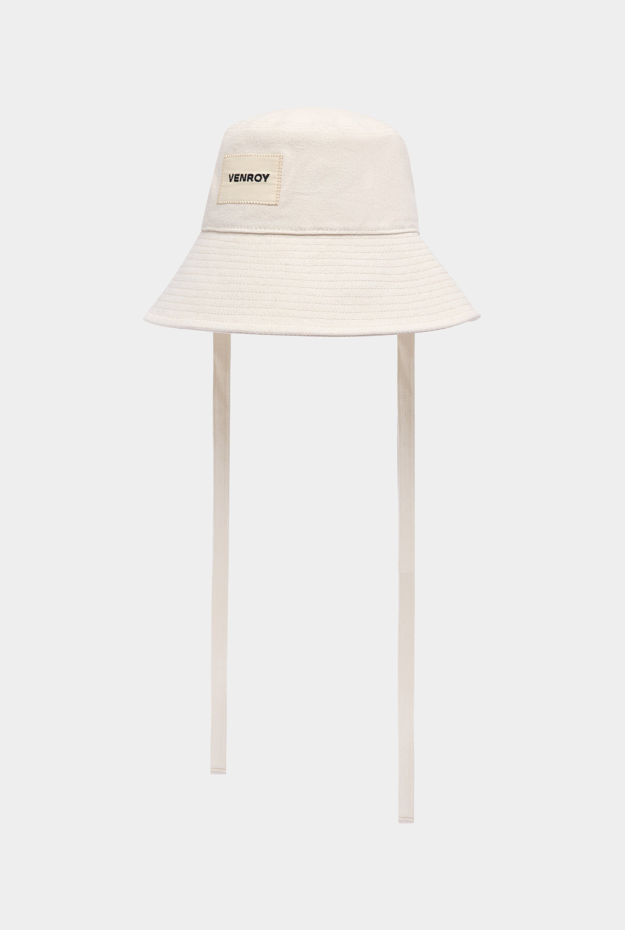 Cotton Twill Bucket Hat -  Natural