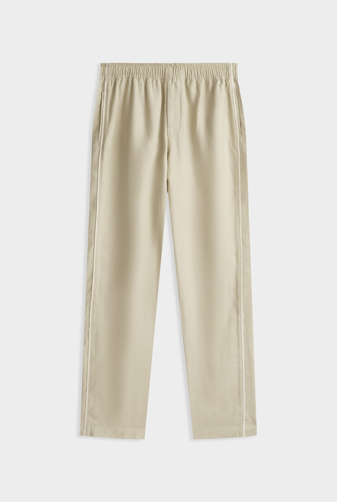 Tencel Lounge Chino -  Pistachio Shell/Natural Tape