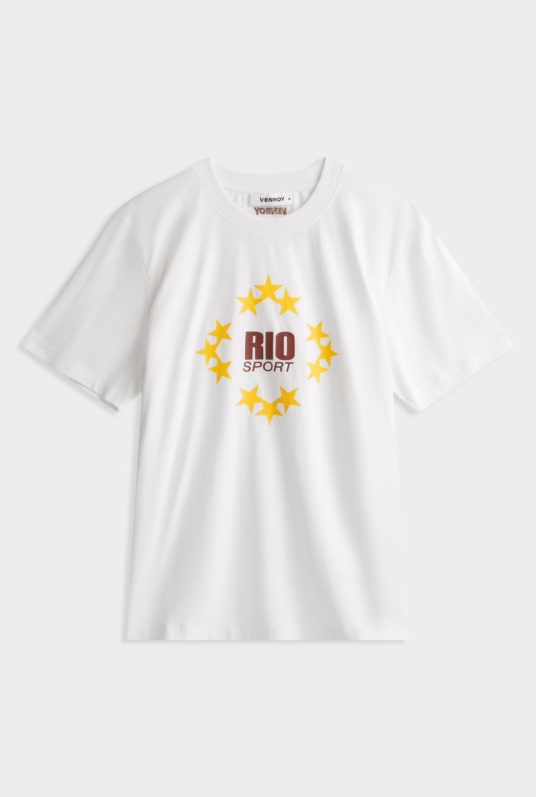 Venroy Rio Logo T-Shirt -  Off White