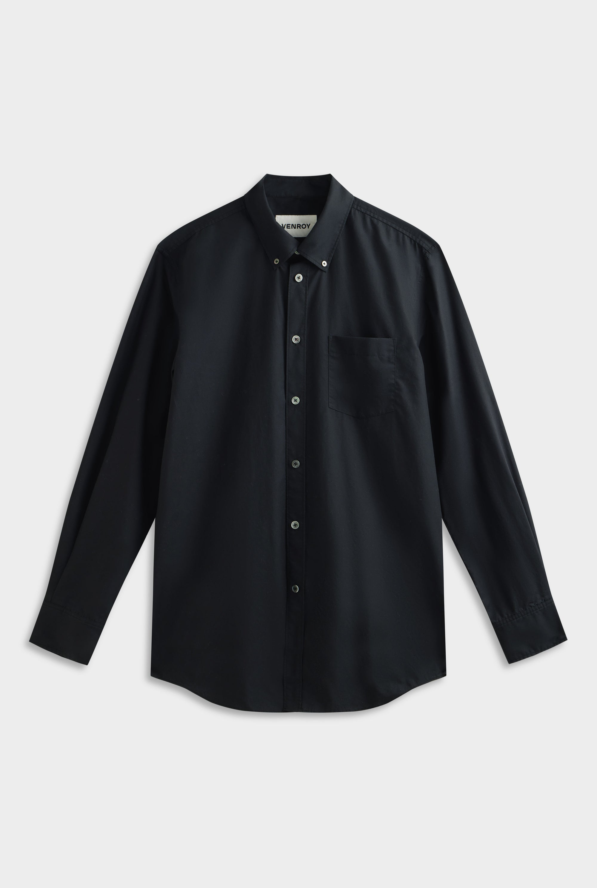 Classic Cotton Shirt - Black