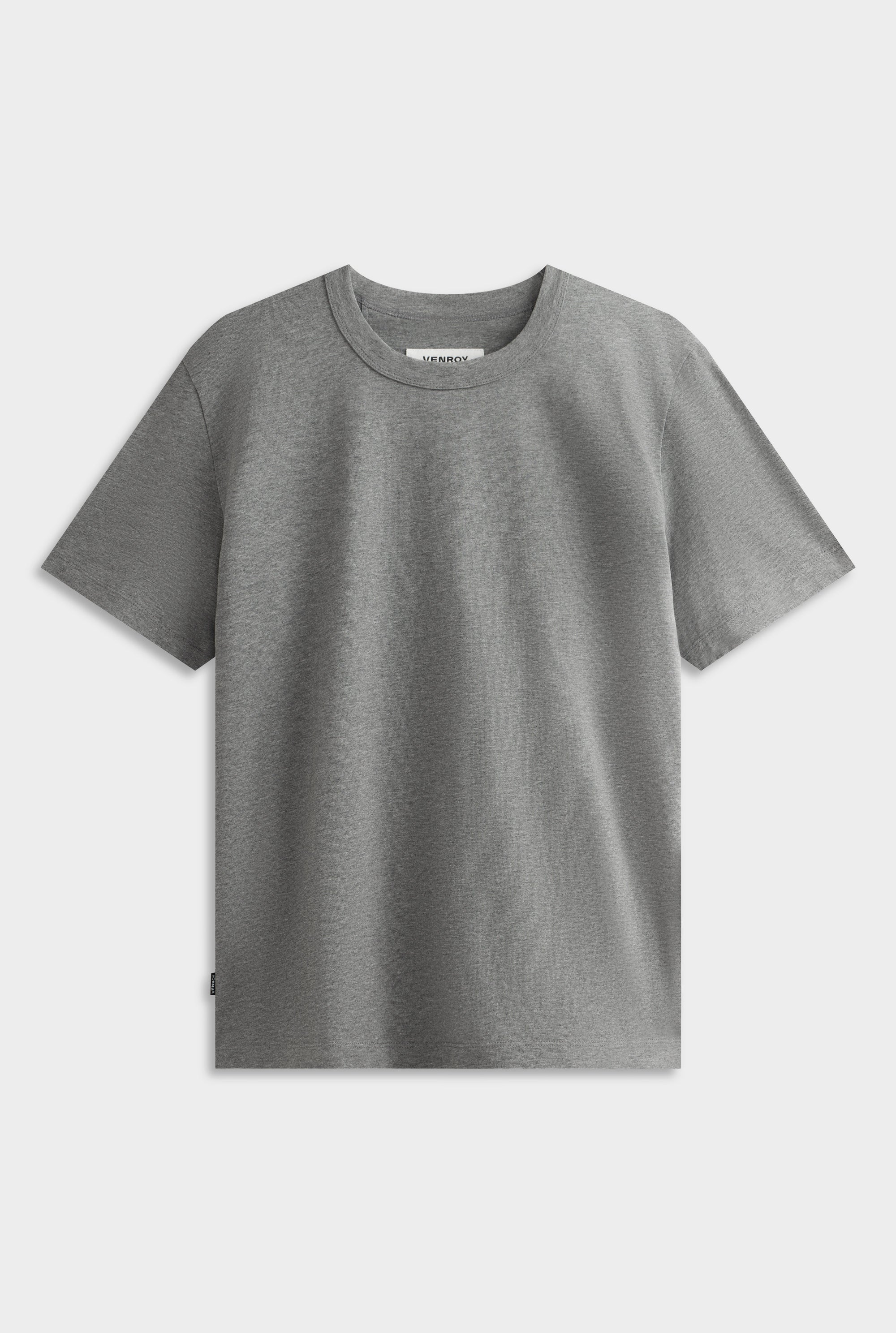 Heavy Weight Logo T-Shirt - Dark Grey Marl