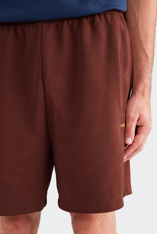 Jersey Track Short - Chocolate