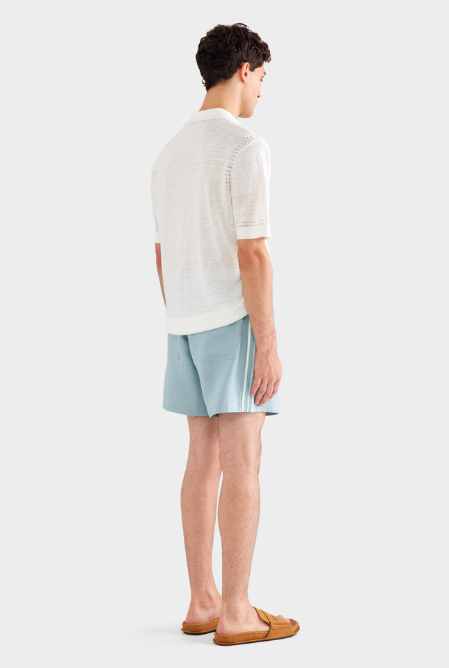 Lounge Short - Arctic Blue/Side Tape