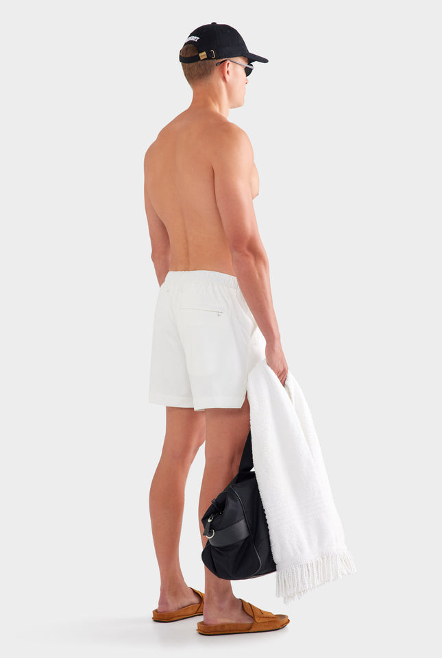 Sports Swim Short - White