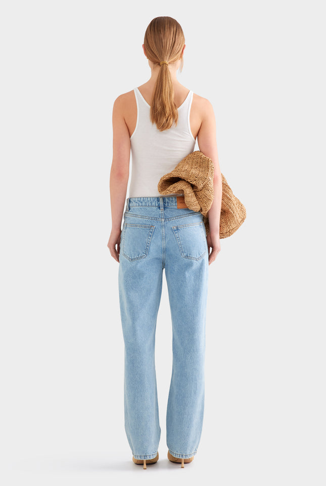 Straight Leg Jean - Light Blue