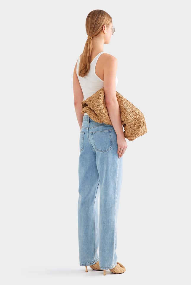 Straight Leg Jean - Light Blue