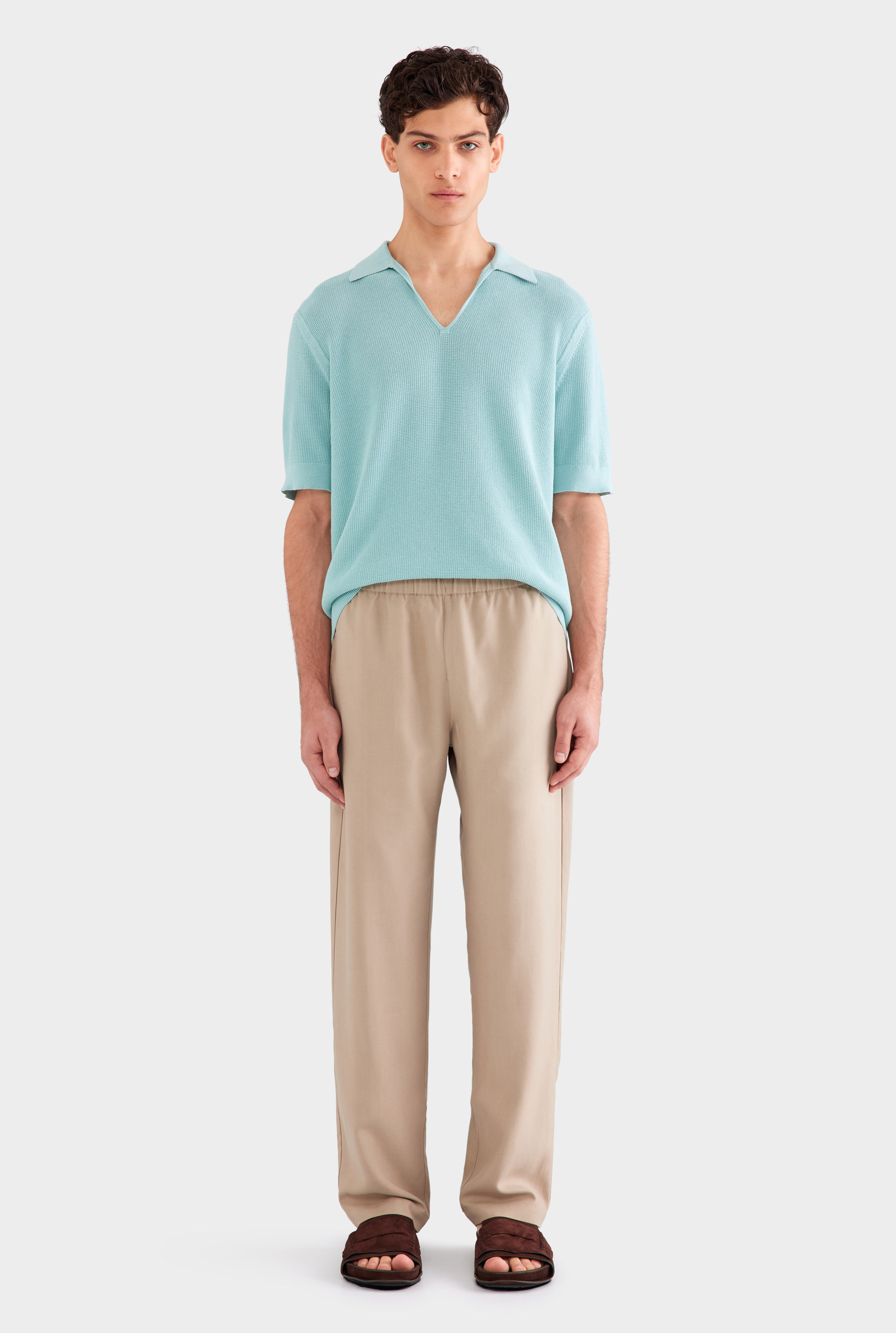 Tencel Lounge Pant - Pebble