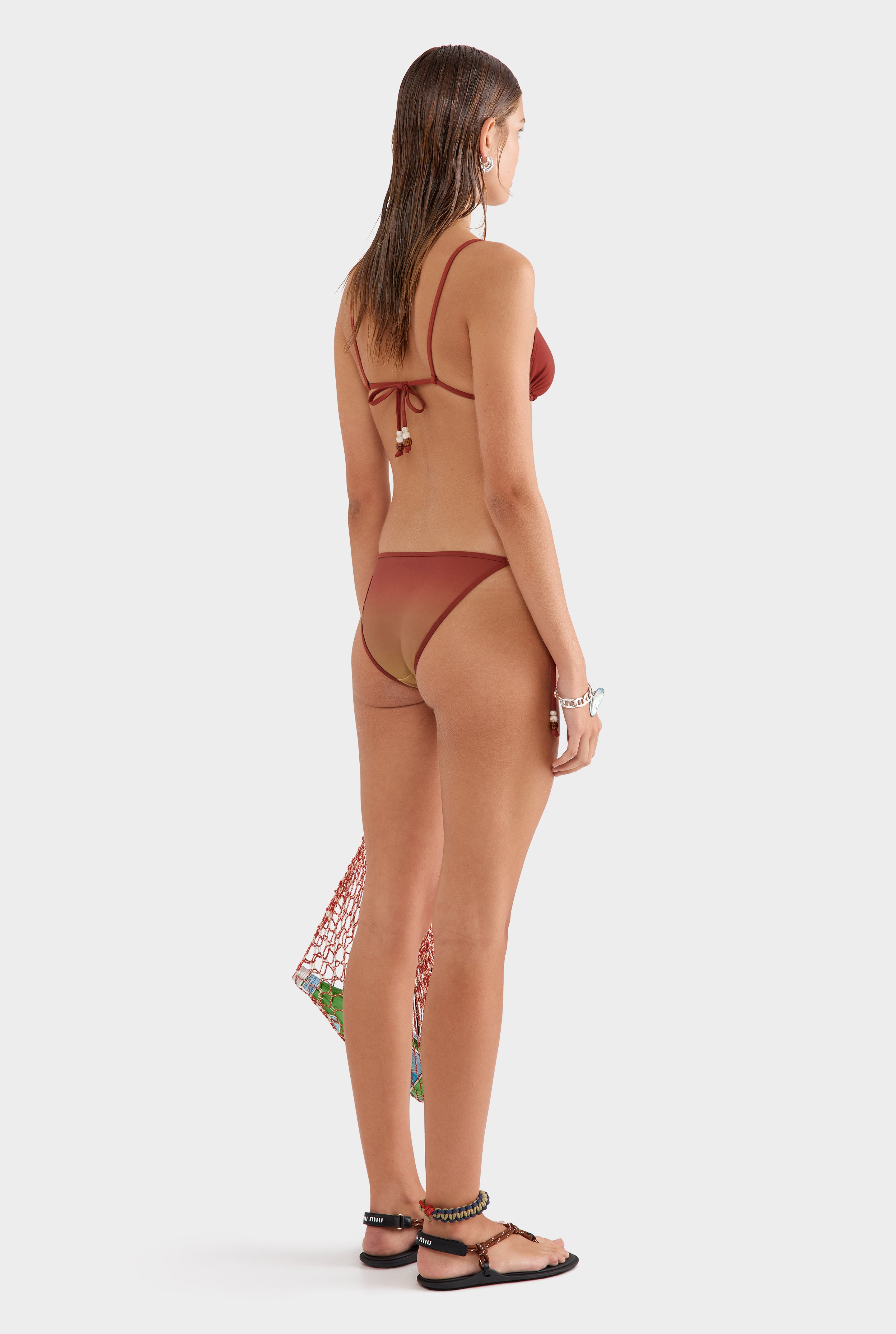 String Bikini Brief - Henna