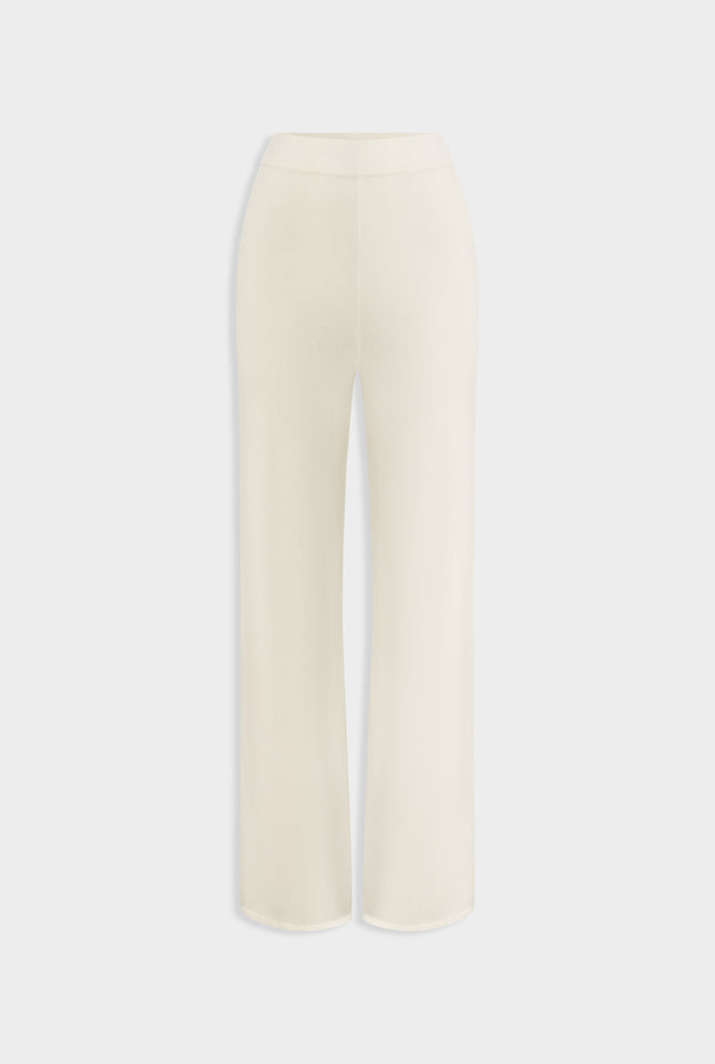 Tencel Knit Pant - Off White