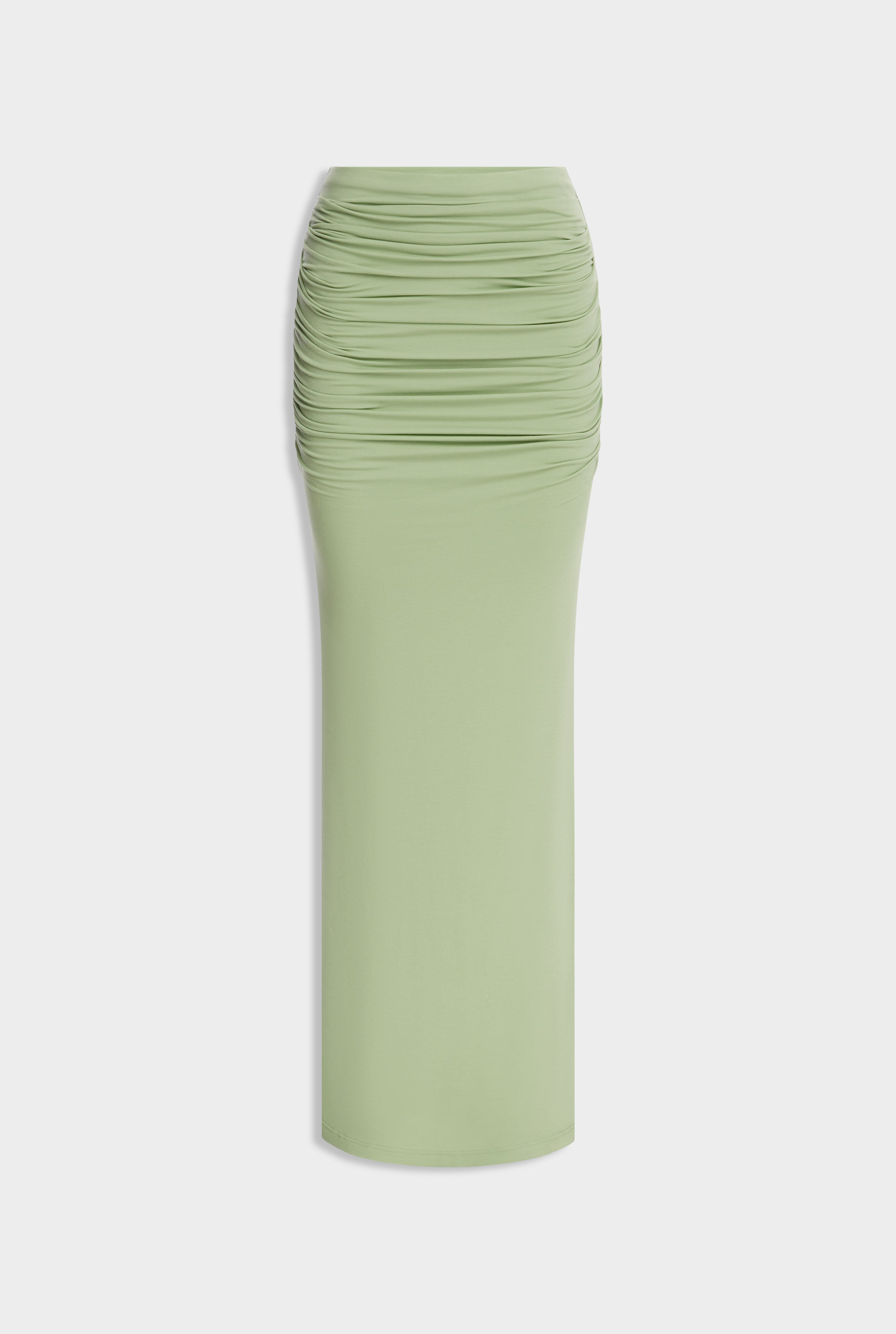 Draped Jersey Skirt - Mint Green