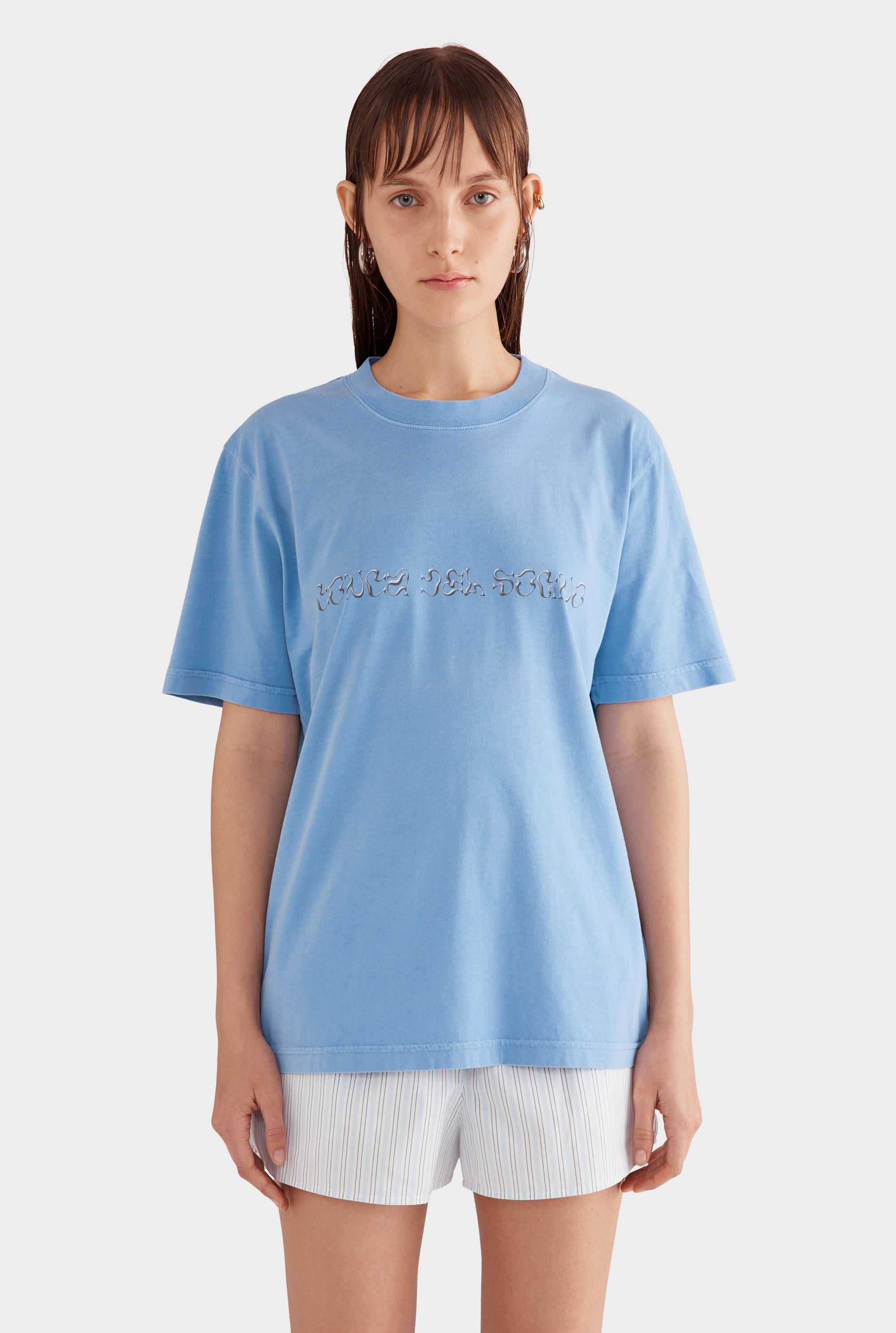 Conca Del Sogno Logo T-Shirt - Washed Blue