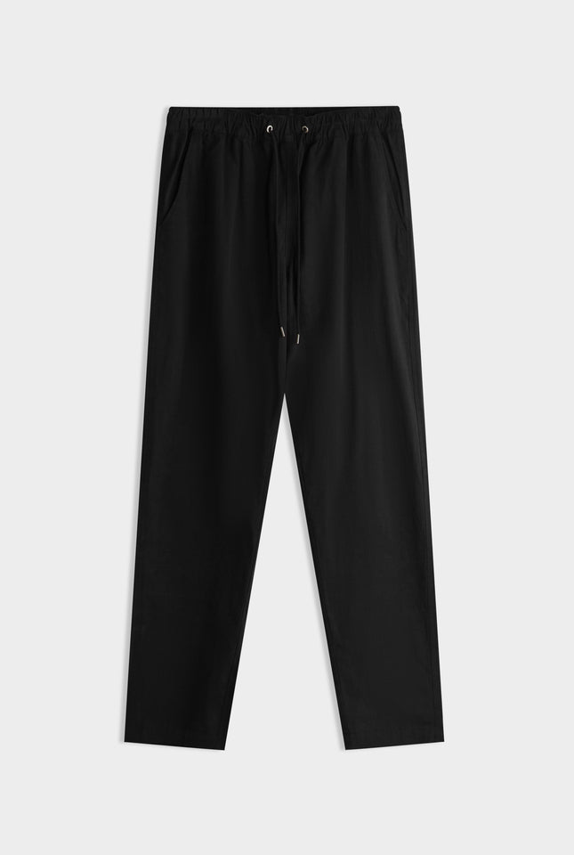 Cotton Stretch Pant - Black