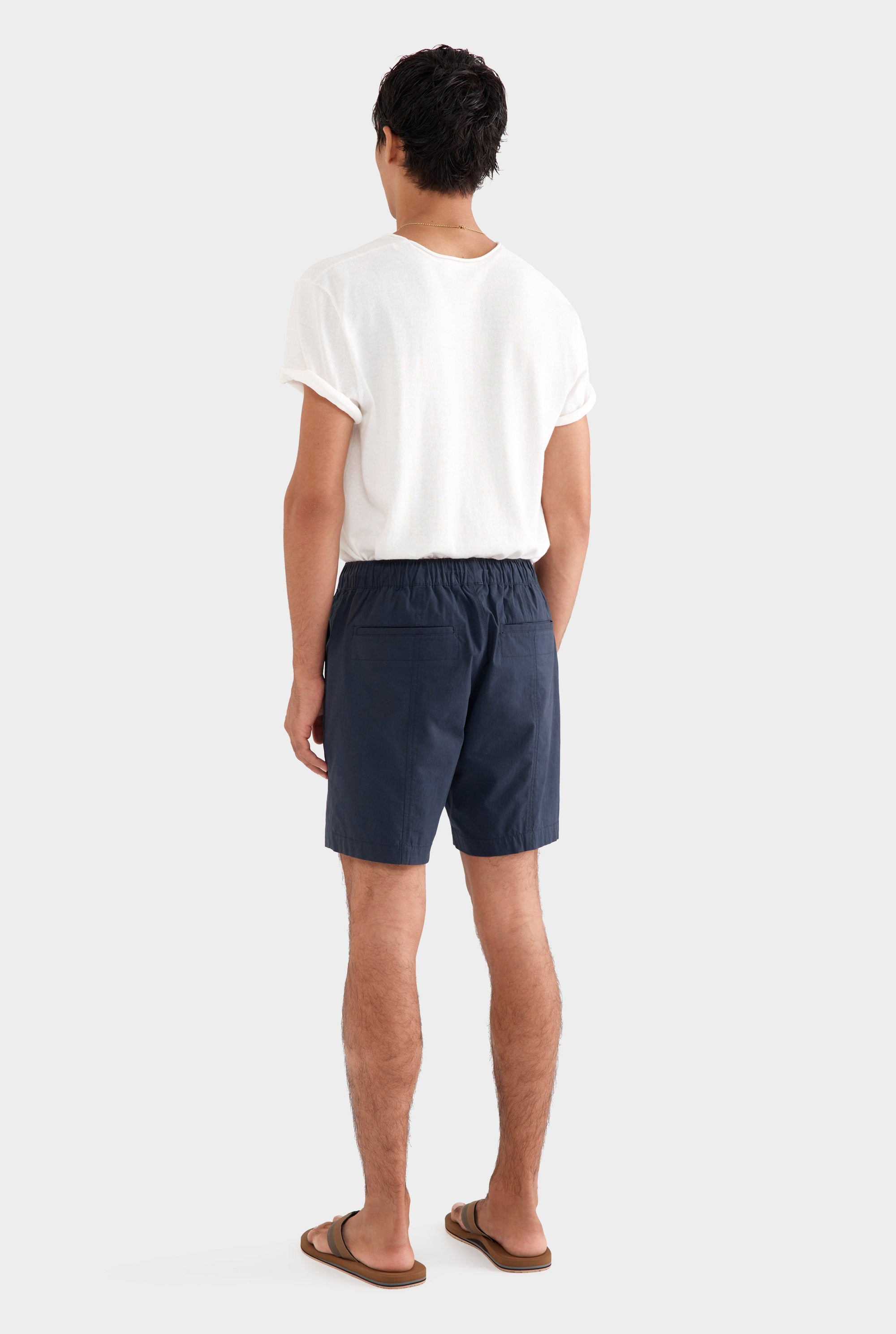 Cotton Stretch Short - Navy