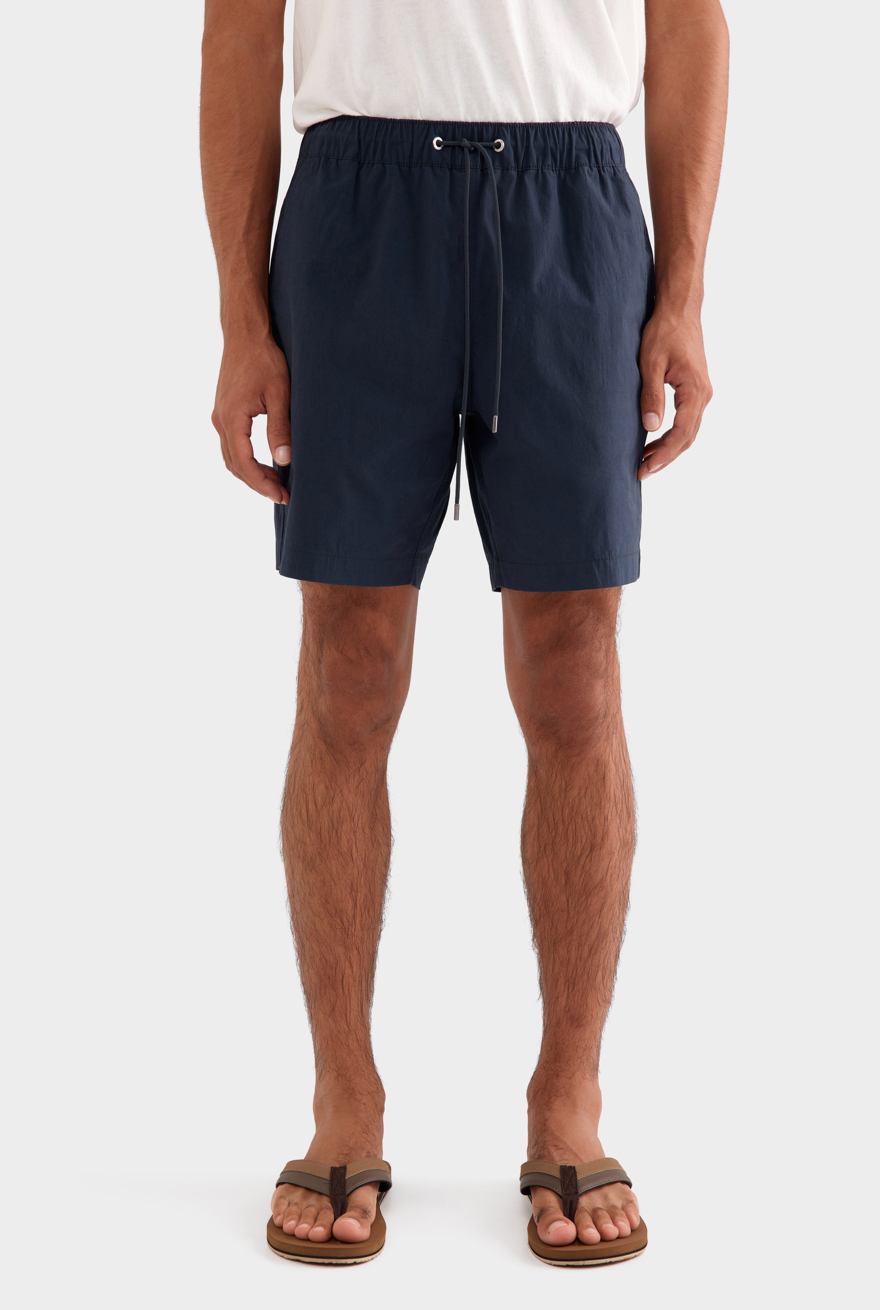 Cotton Stretch Short - Navy