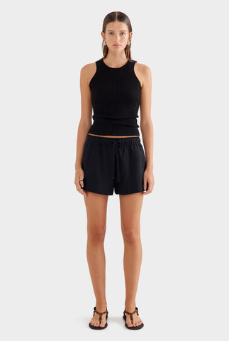 High Waisted Lounge Short 2.0 - Black