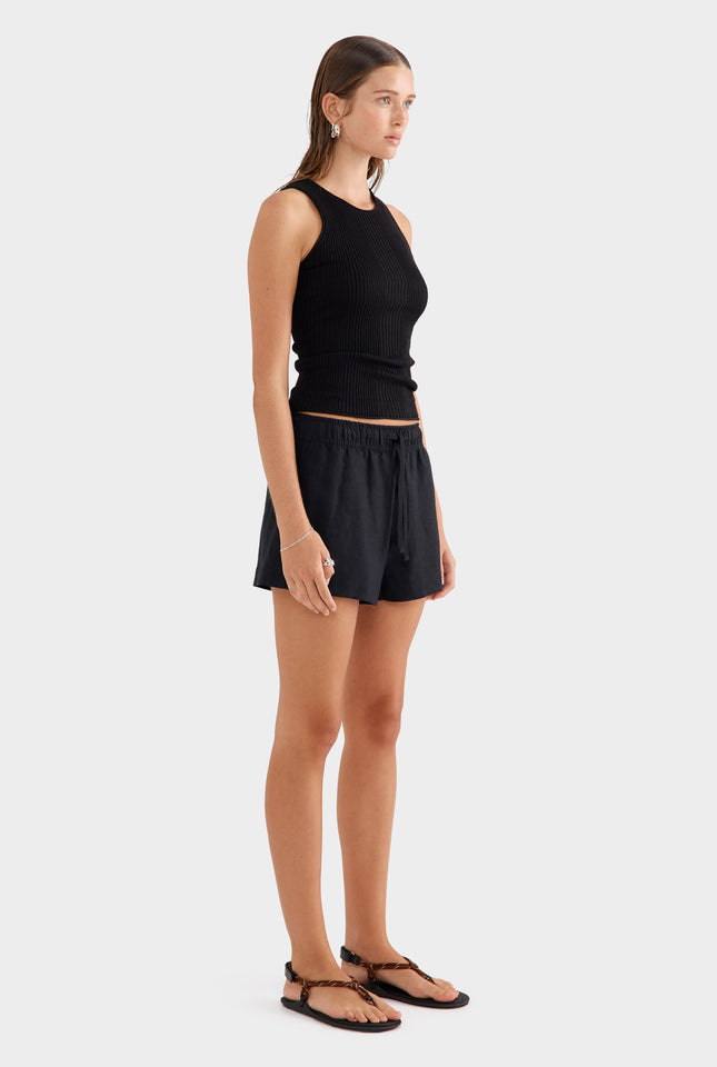 High Waisted Lounge Short 2.0 - Black