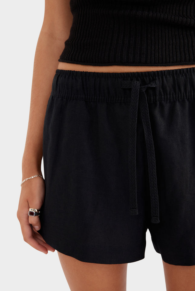 High Waisted Lounge Short 2.0 - Black