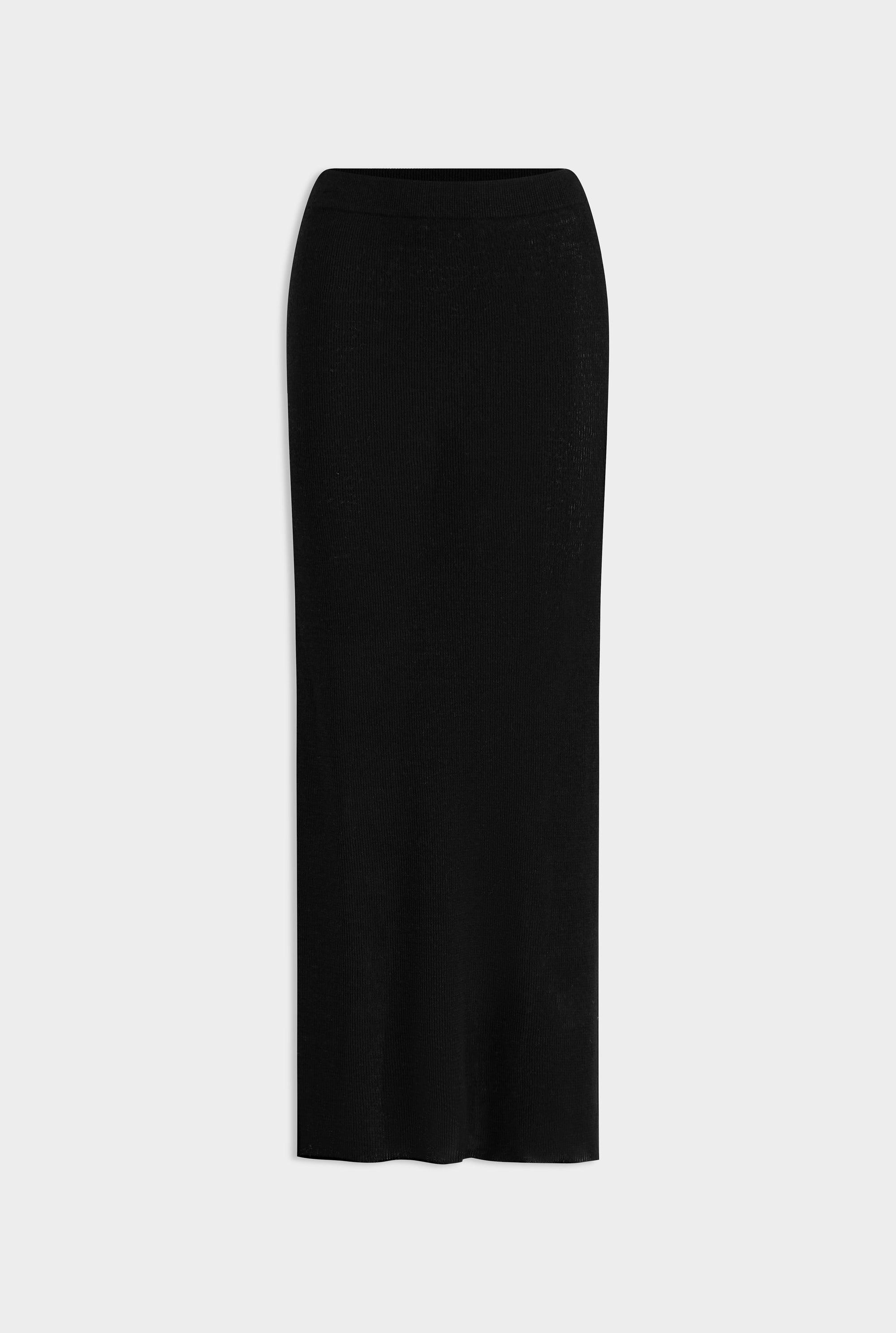 Rib Knitted Skirt 2.0 - Black