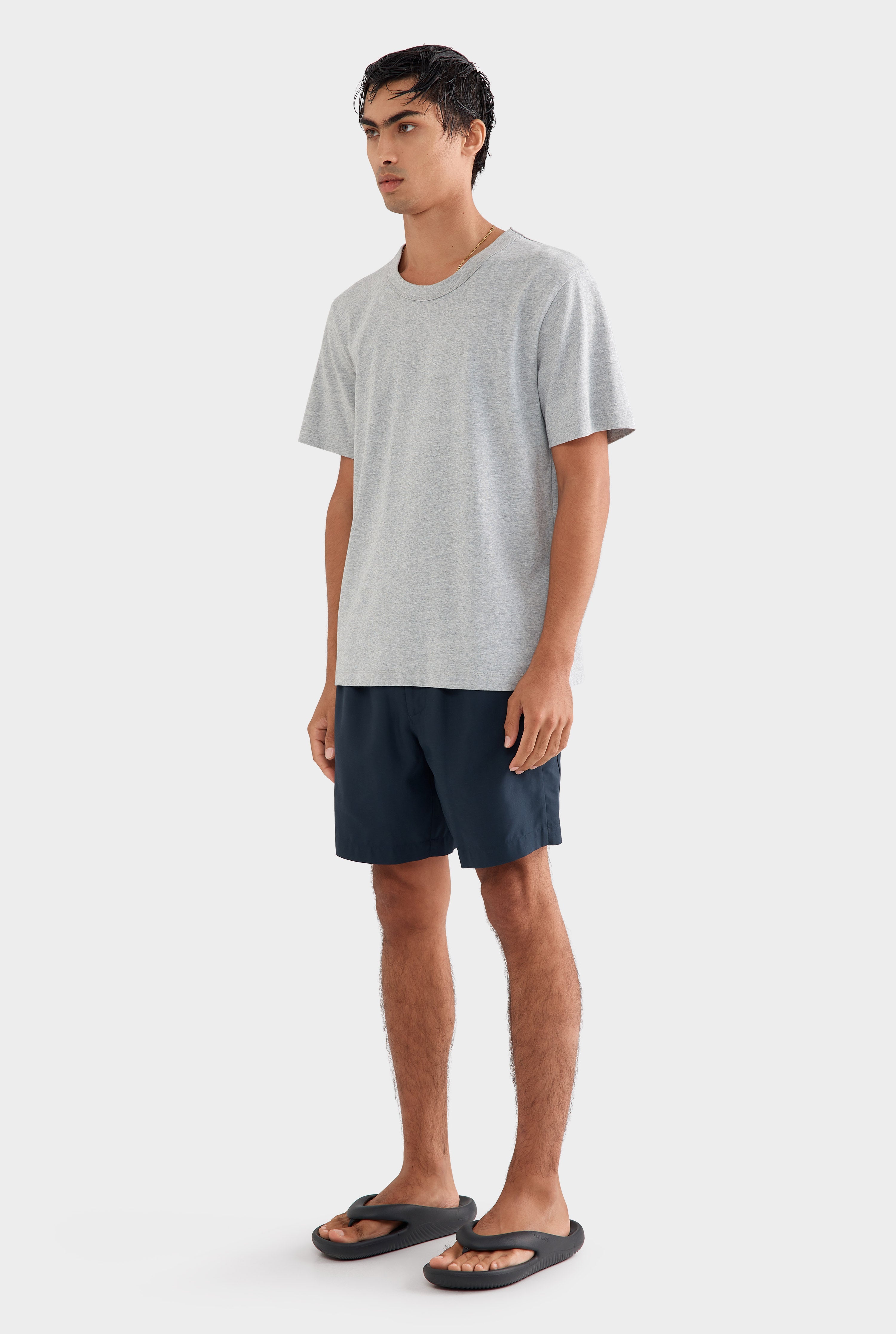 Heavy Weight T-Shirt - Grey Marl