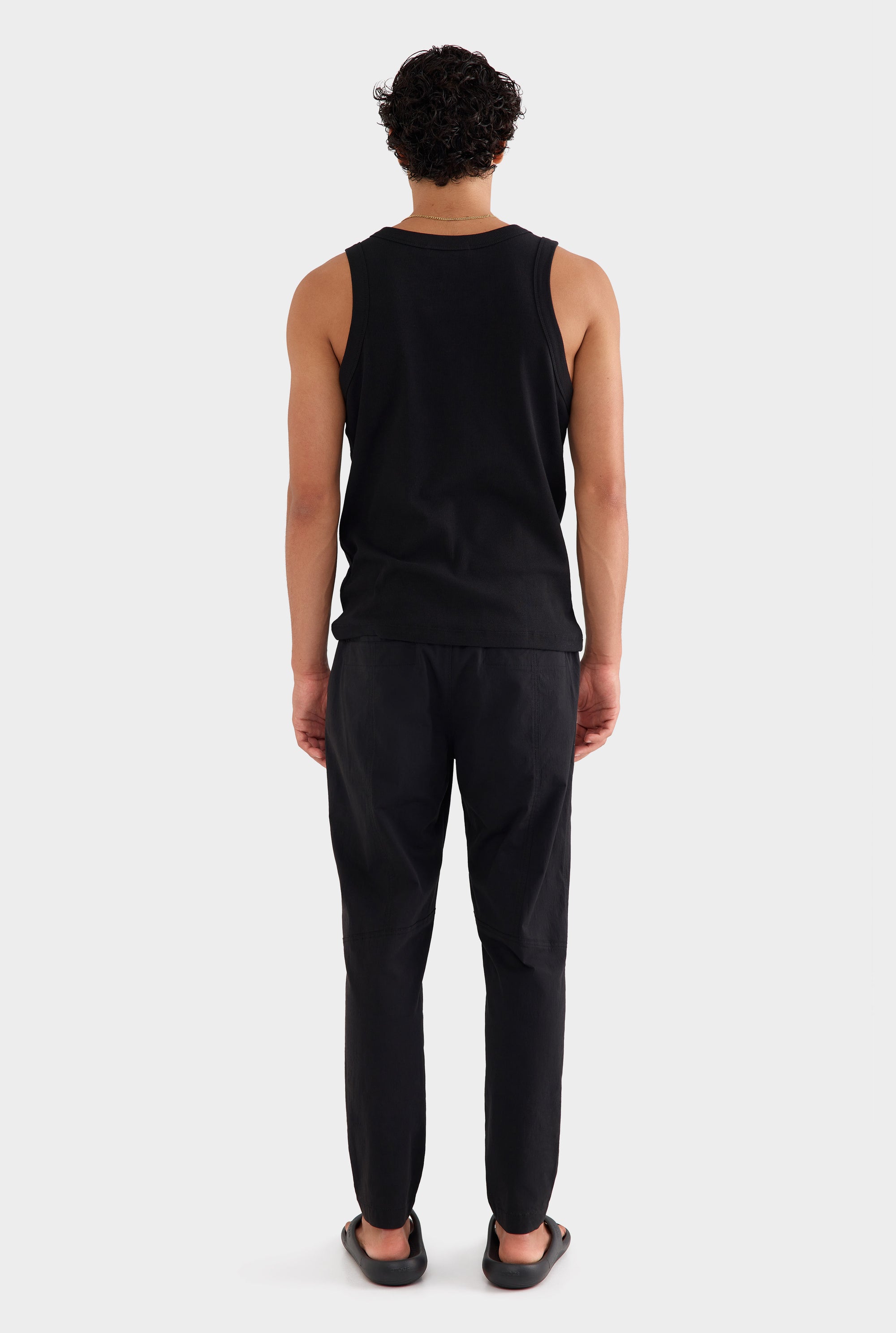 Jersey Rib Tank - Black (mens)