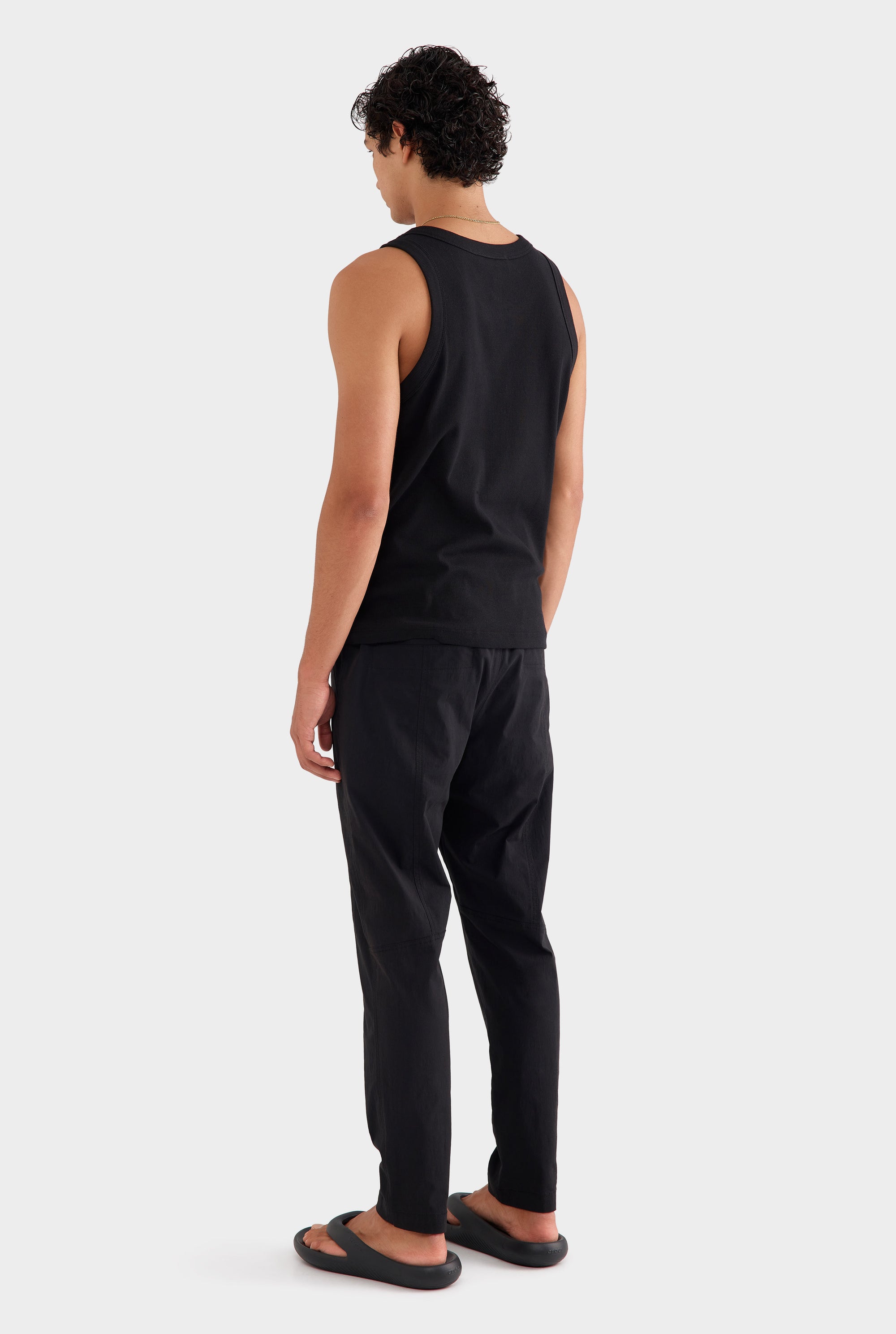 Jersey Rib Tank - Black (mens)