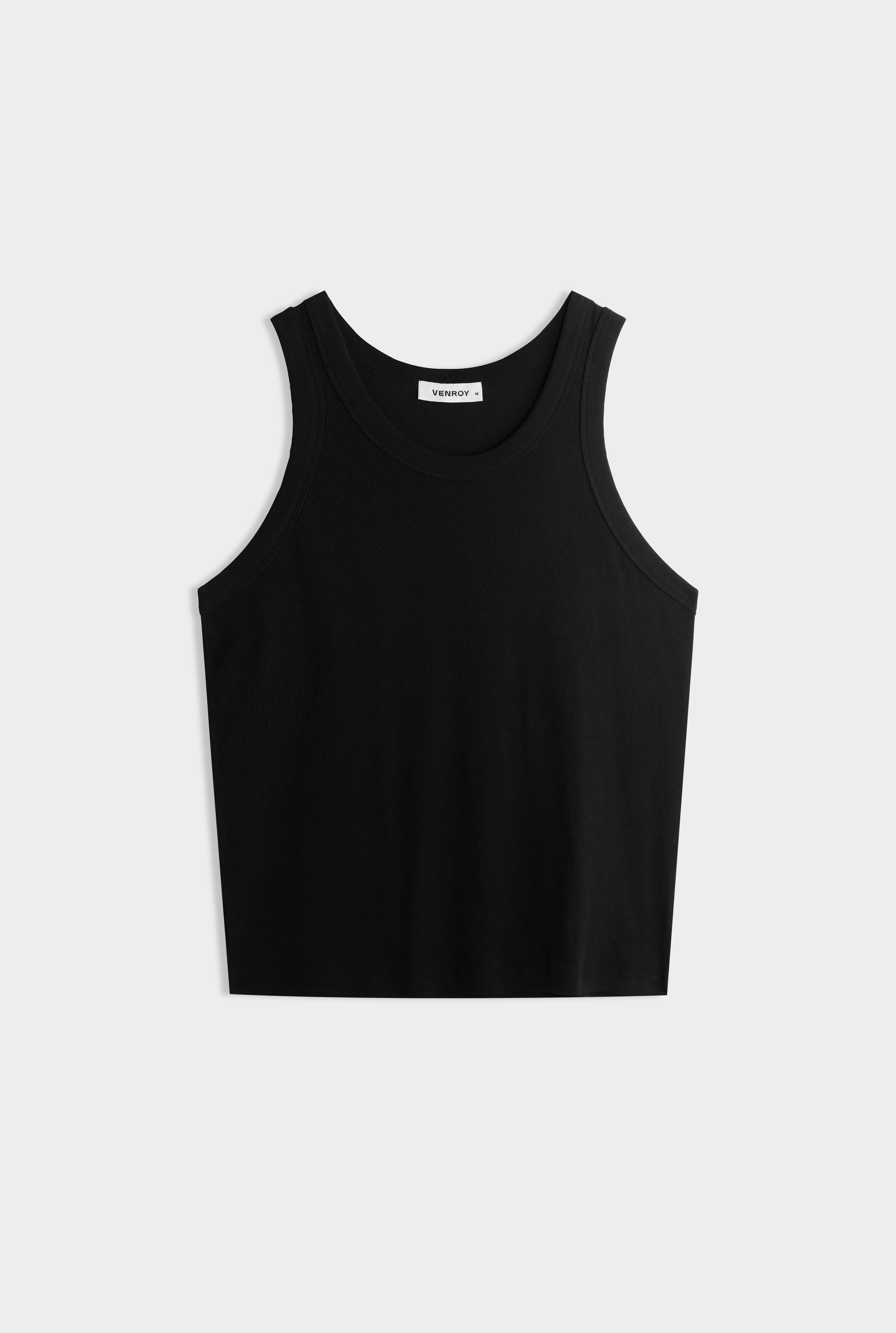 Jersey Rib Tank - Black (mens)