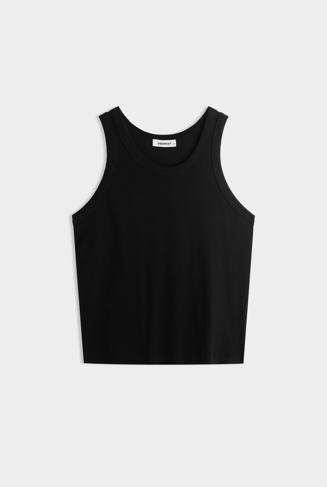 Jersey Rib Tank - Black (mens)