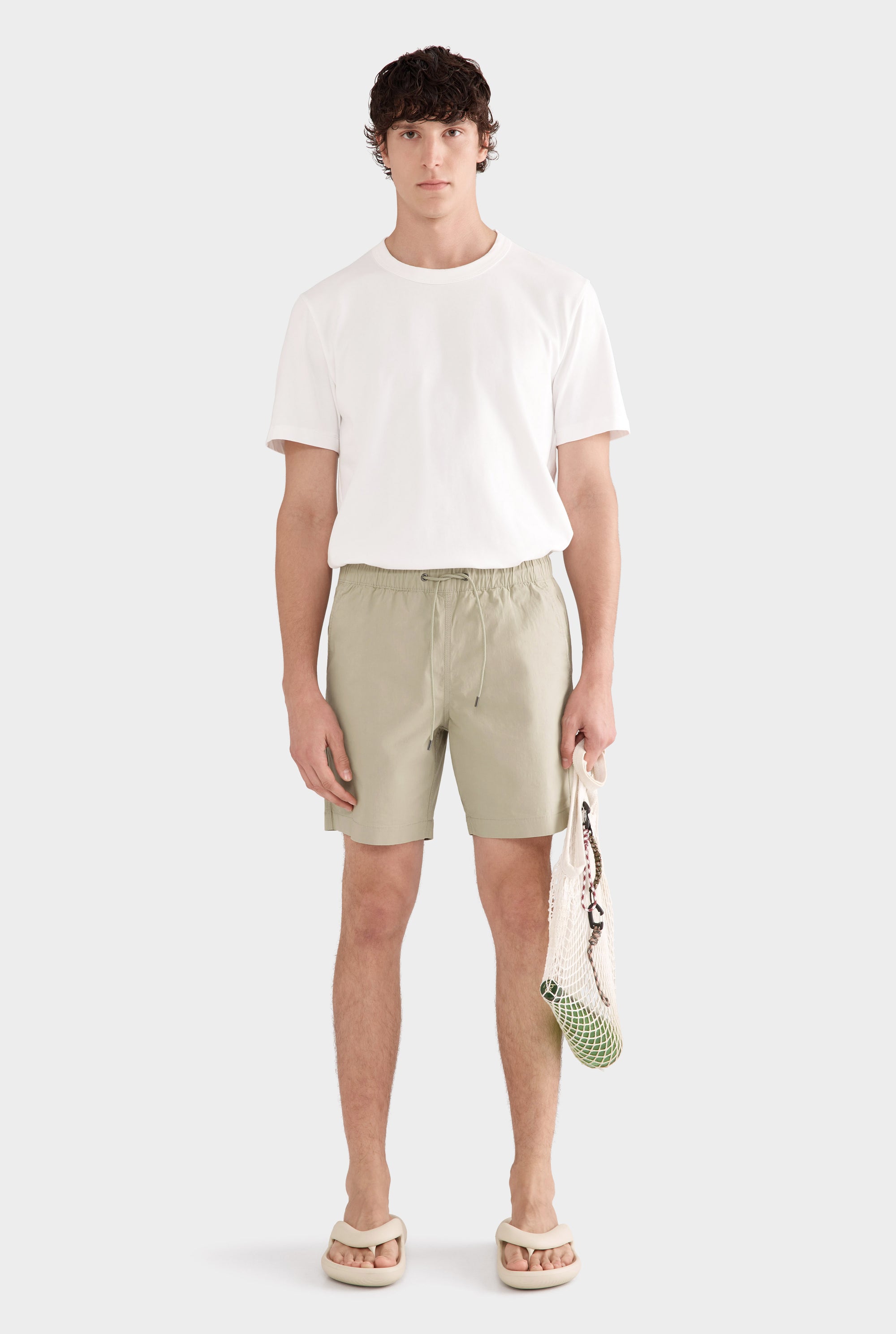 Cotton Stretch Short - Sage