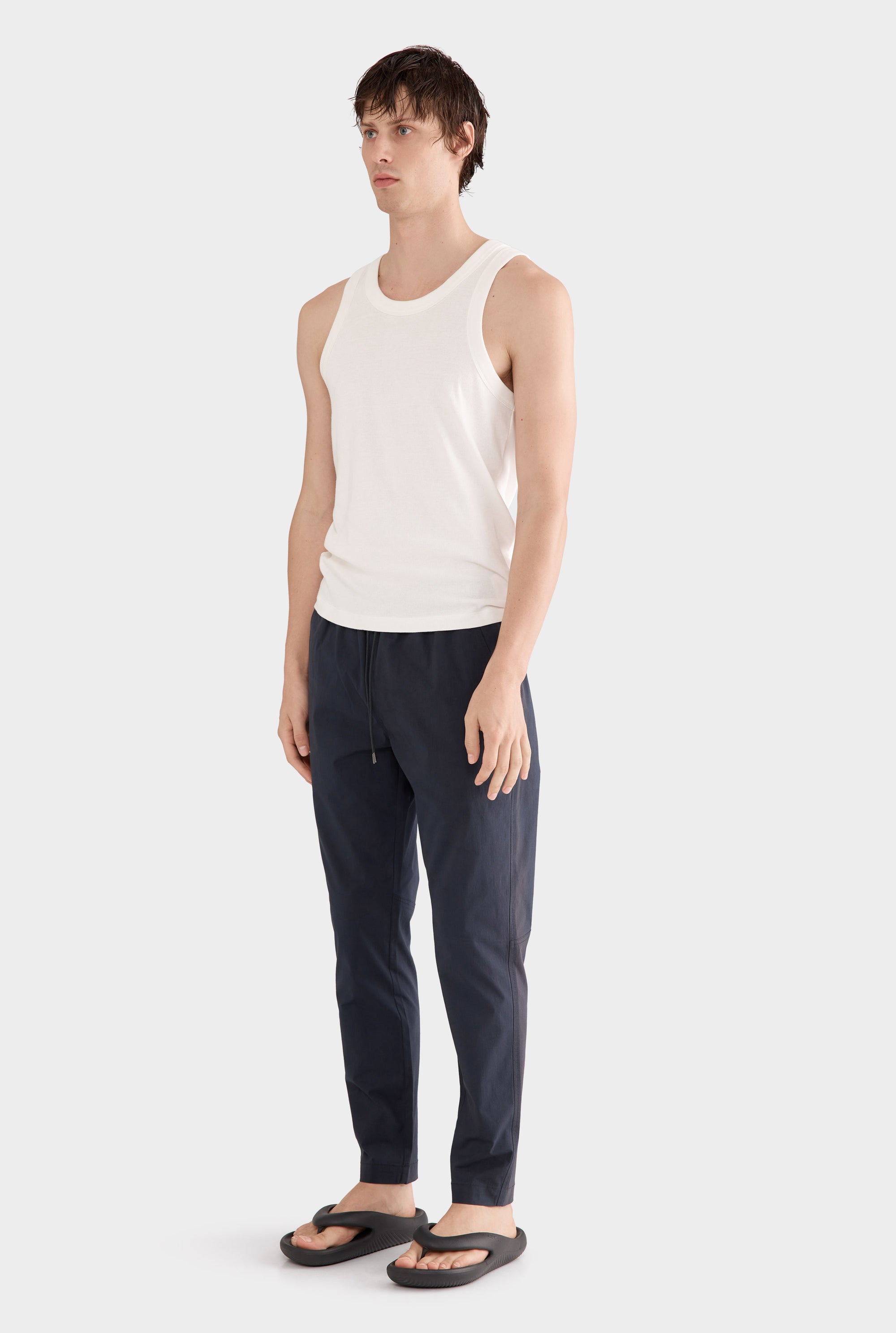 Jersey Rib Tank - Off White (mens)