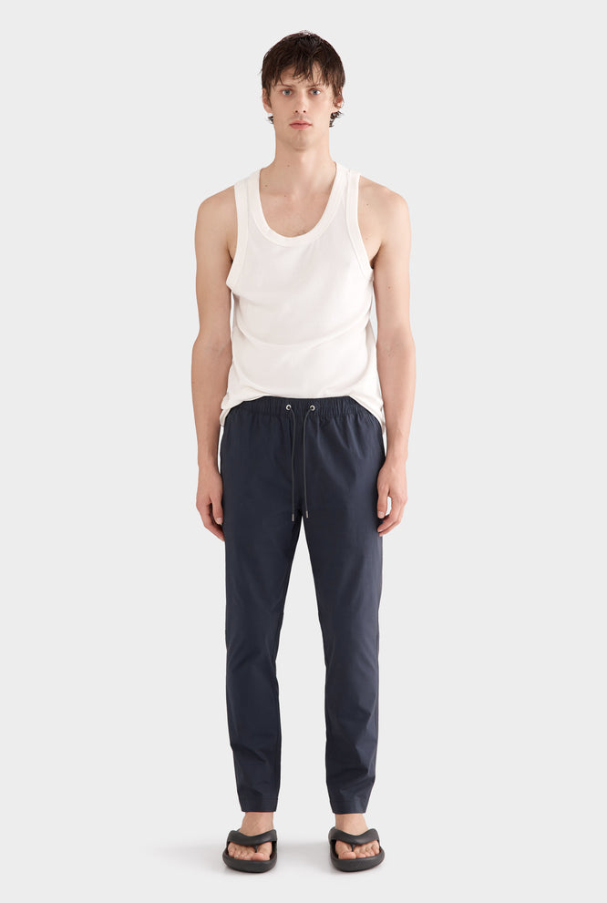 Cotton Stretch Pant - Black