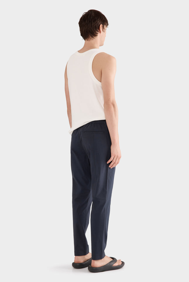 Cotton Stretch Pant - Navy