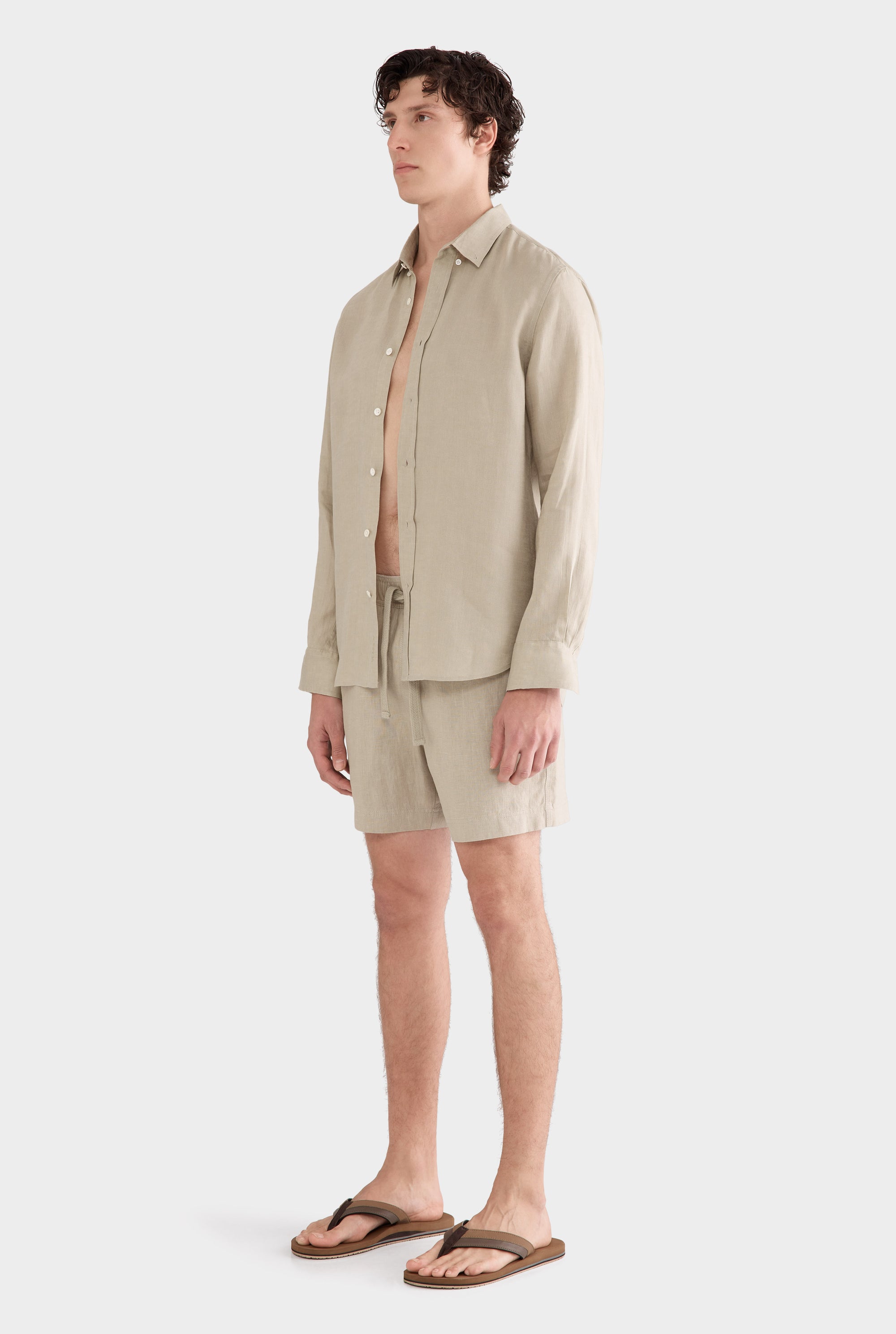 Linen Shirt - Sage