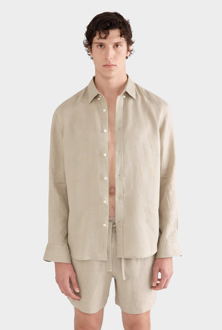 Linen Shirt - Sage