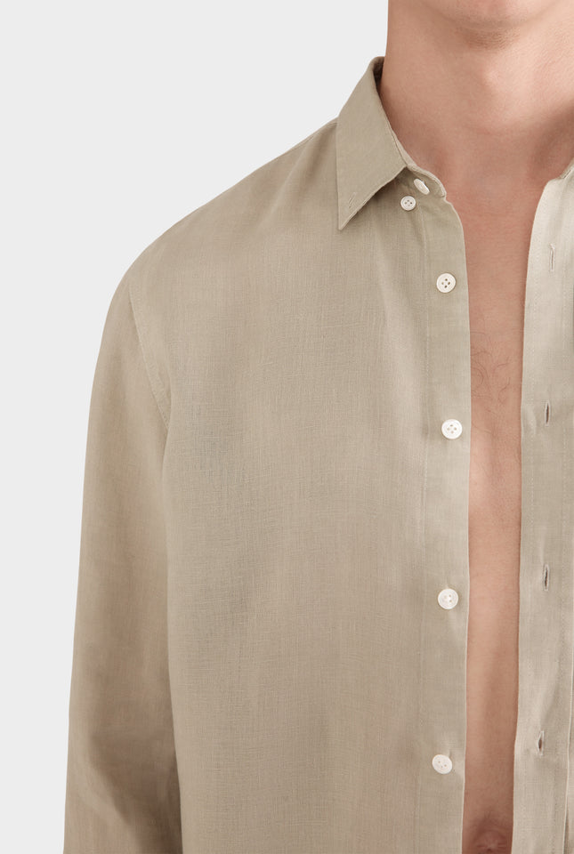 Linen Shirt - Sage