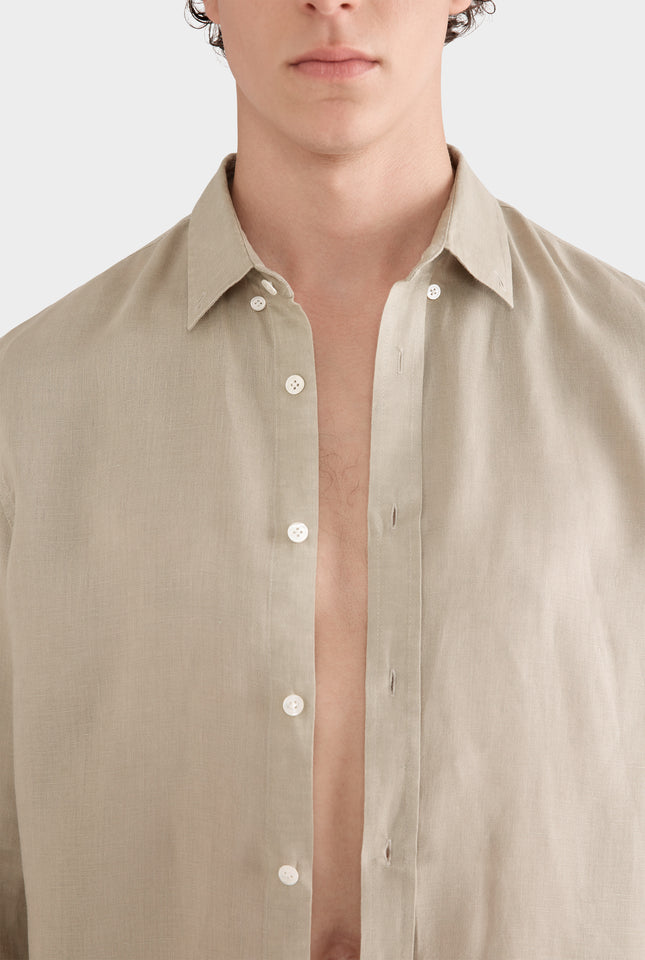 Linen Shirt - Sage