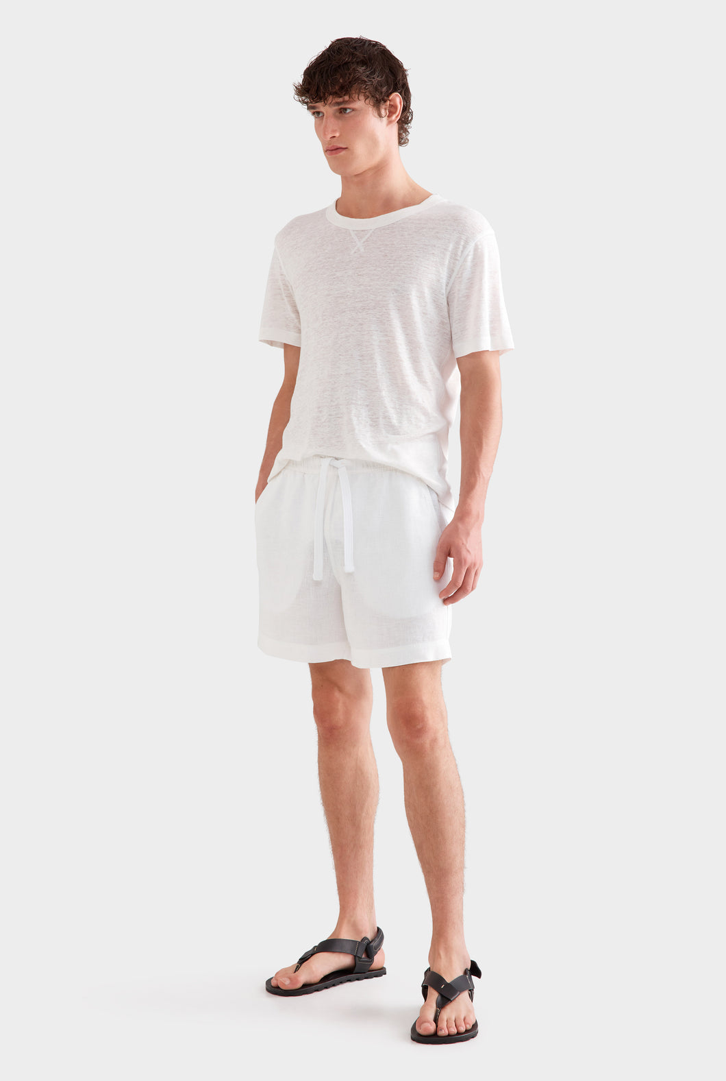 Lounge Short - White