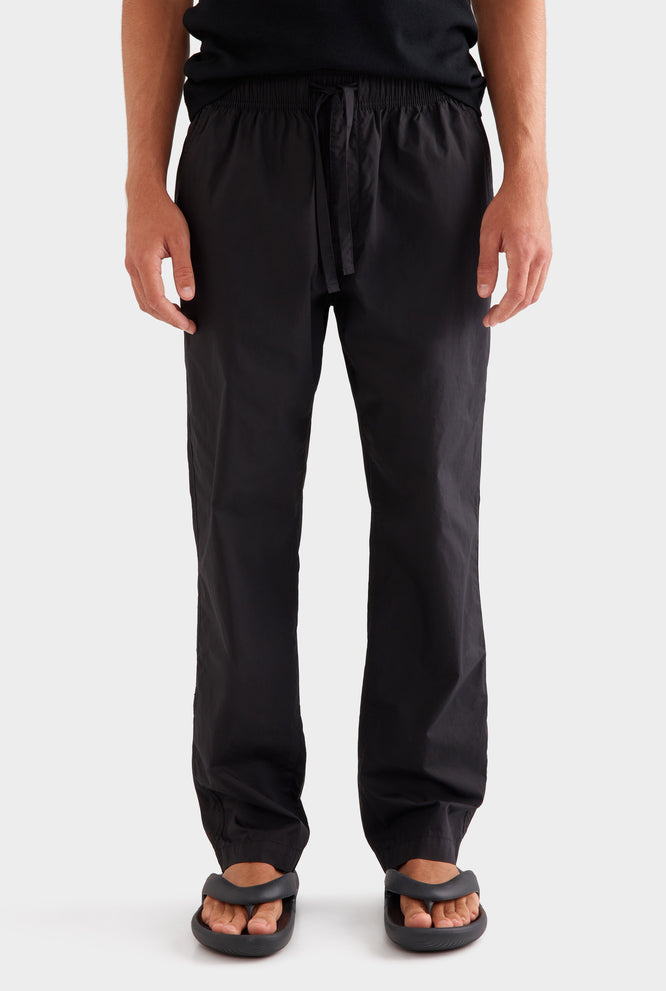 Relaxed Poplin Pant - Navy